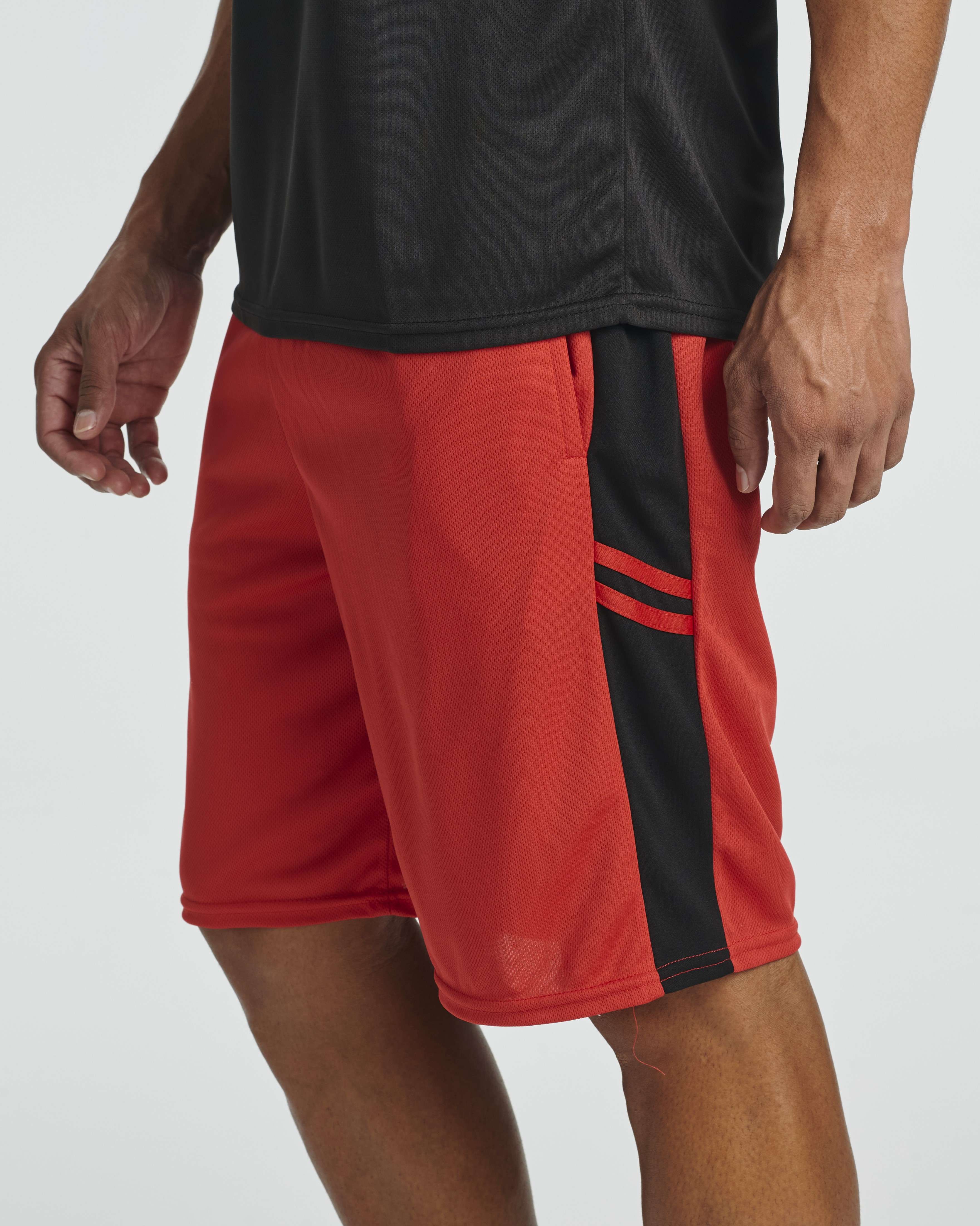 5 Pack: Men's Mesh Athletic Gym Shorts