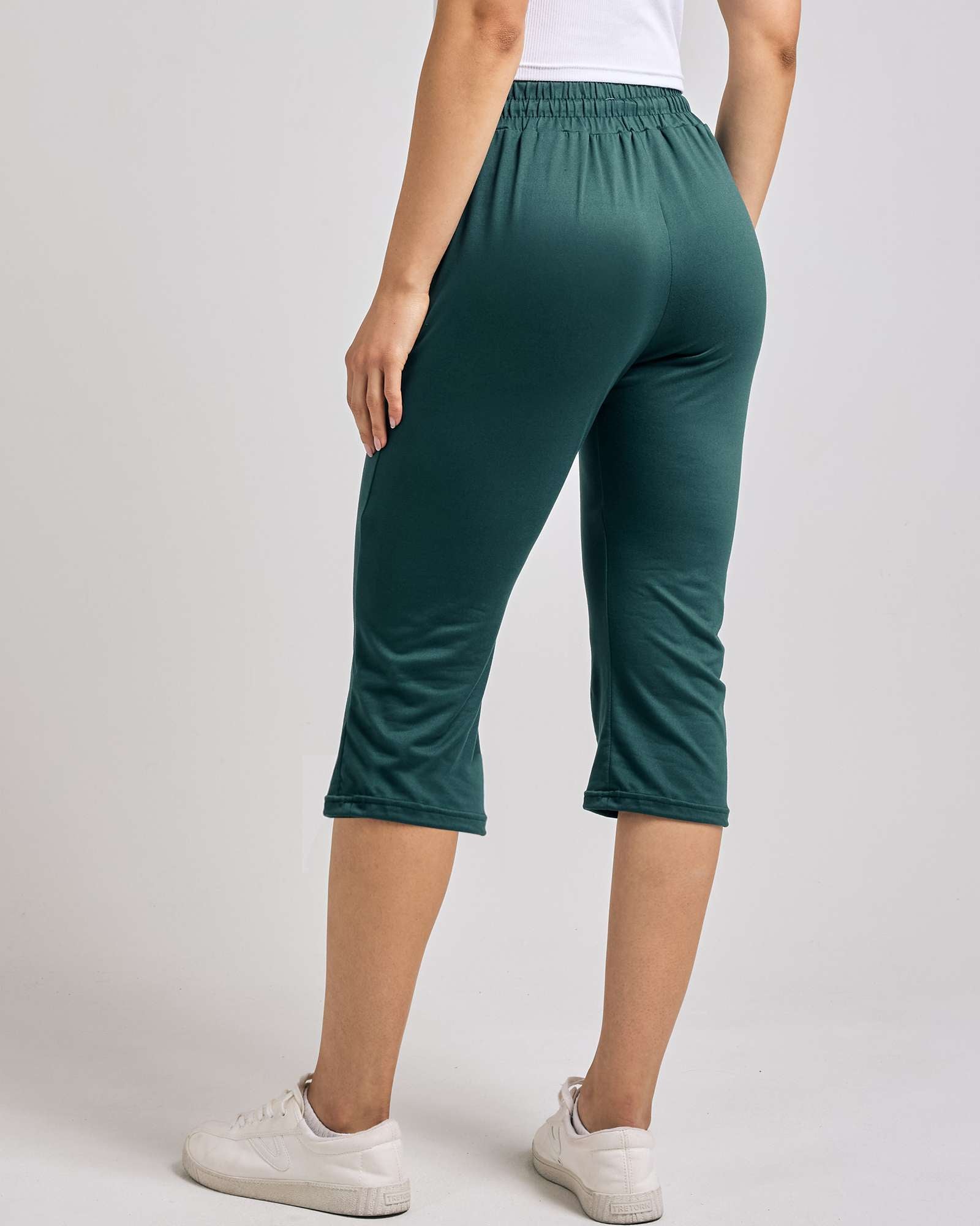 3 Pack: Women's Capri Open Bottom Sweatpants