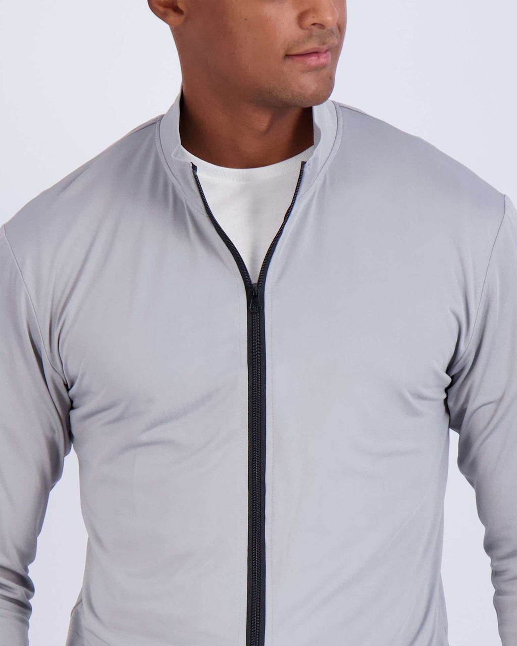 3 Pack: Mens Dry-Fit Full Zip Mock Neck Jacket
