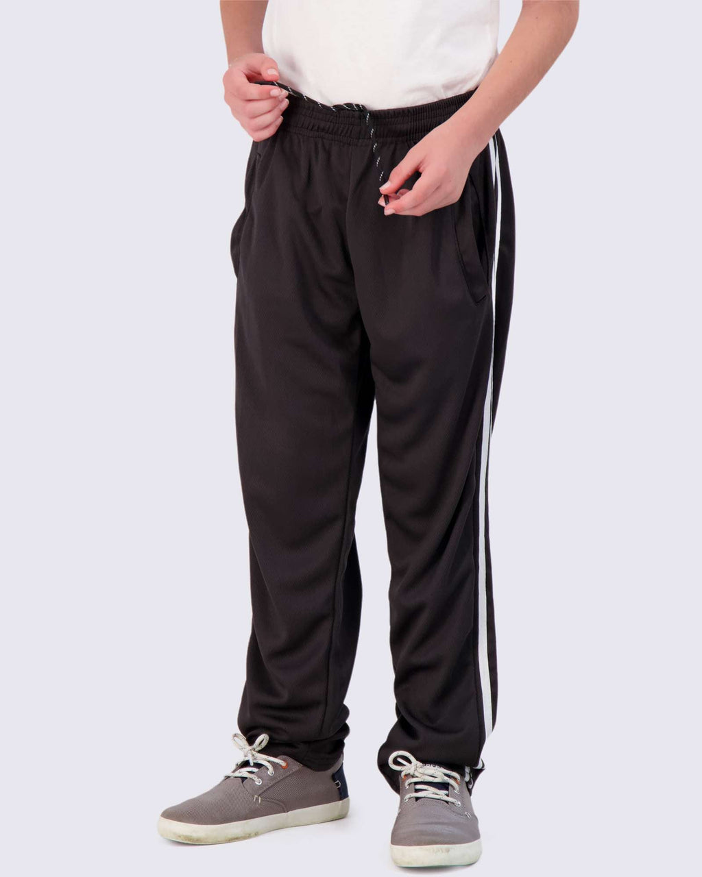 3 Pack: Boys Mesh Open Bottom Active Sweatpants