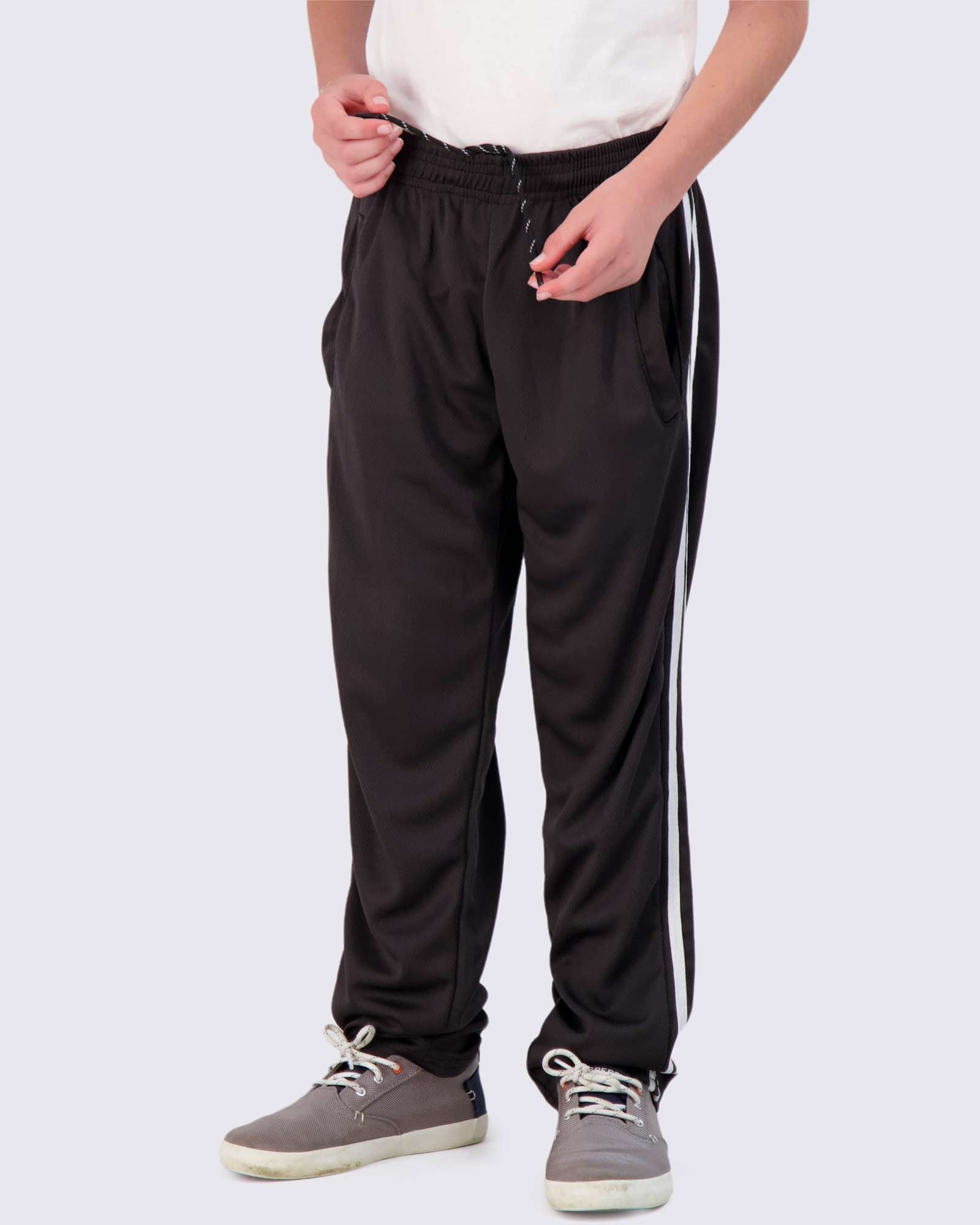3 Pack: Boys Mesh Open Bottom Active Sweatpants