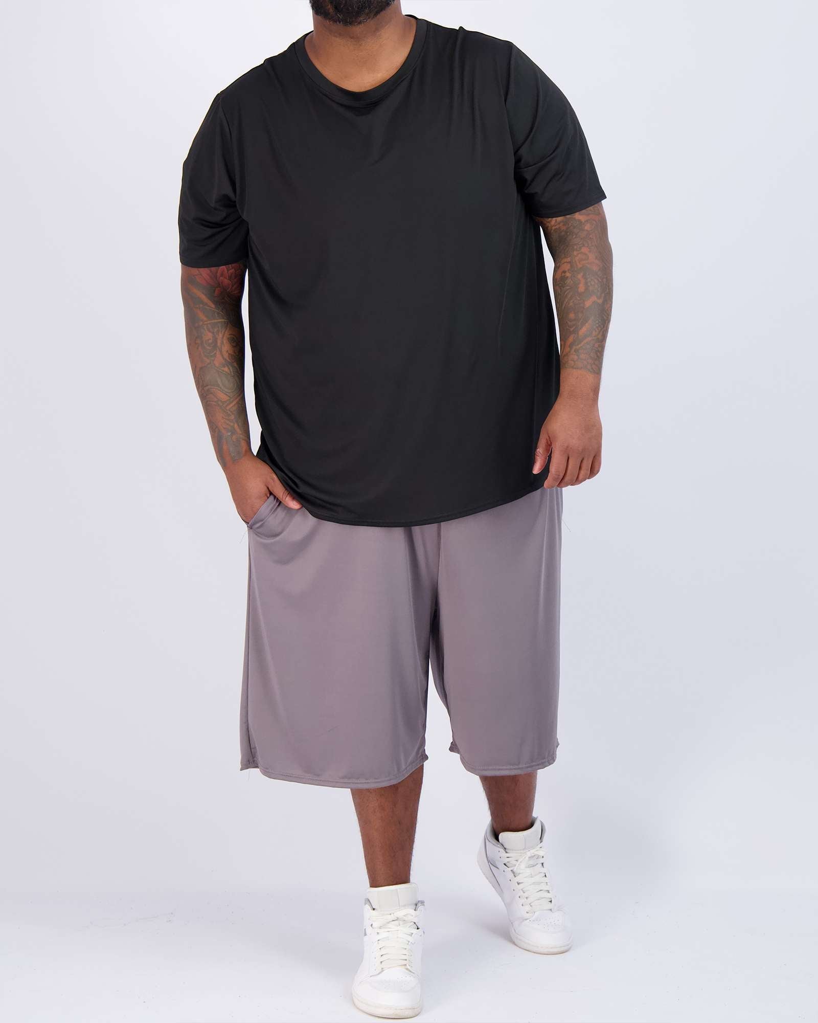 3 Pack: Men’s Big & Tall Dry-Fit Short-Sleeve Crew Neck T-Shirt