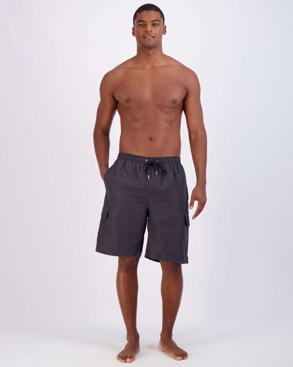 3 Pack: Men's Swim Trunks with Cargo Pockets (Available In Big & Tall)