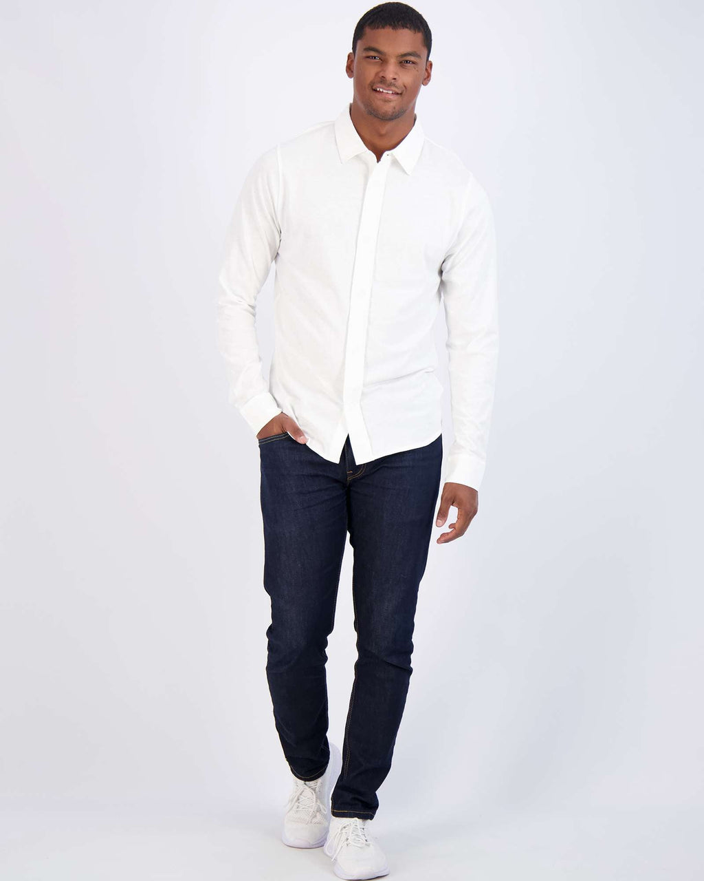 3 Pack: Men's Long Sleeve Button Down Shirt