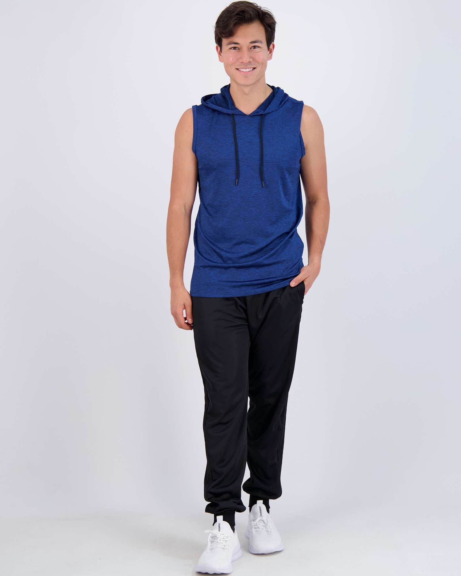 3 Pack: Men’s Dry-Fit Active Tank Top Hoodie