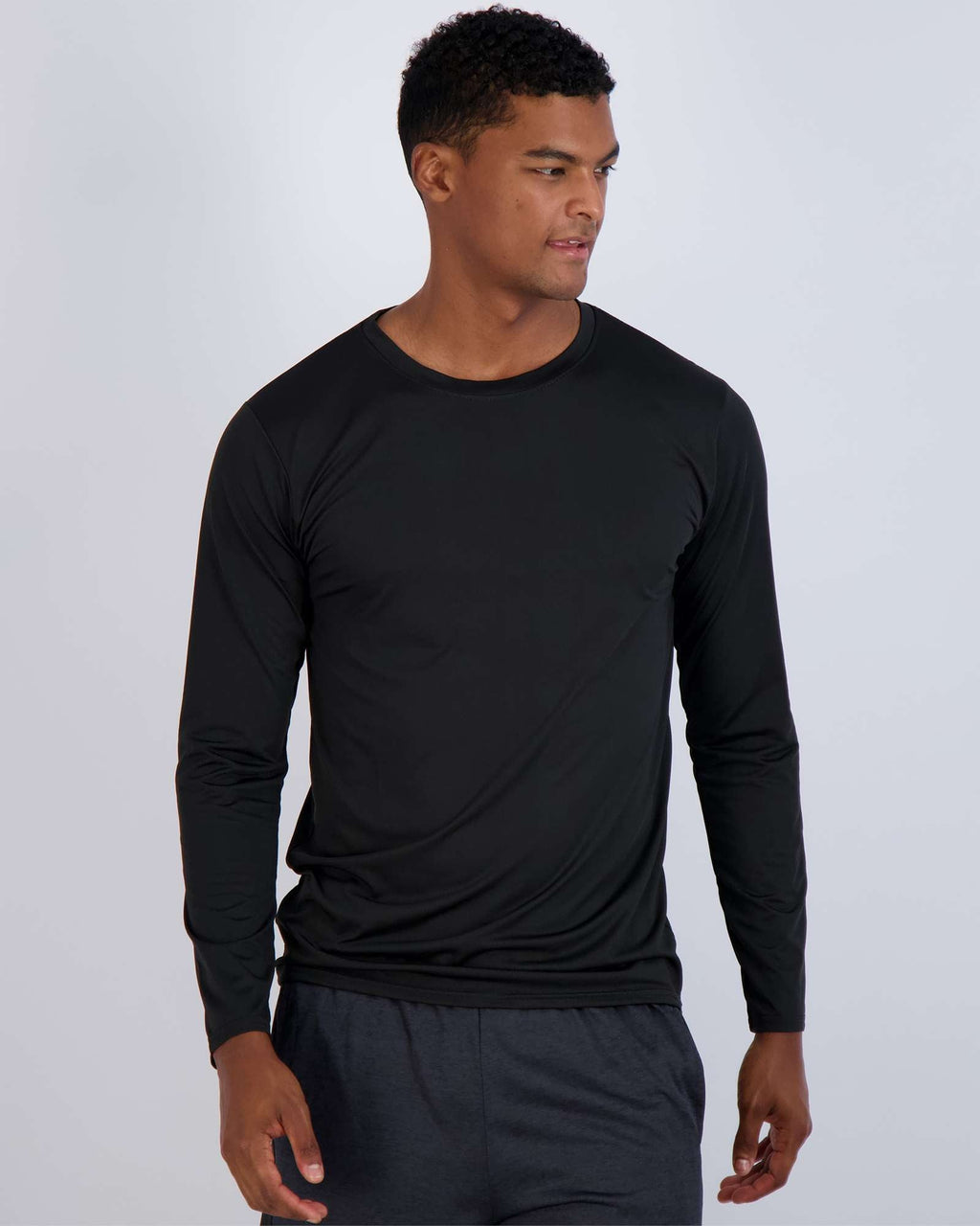 Real Essentials 4 Pack: Men's Dry-Fit UV Moisture Wicking UPF 50+ SPF Sun Protective Fishing Hiking Swim Long Sleeve Shirt