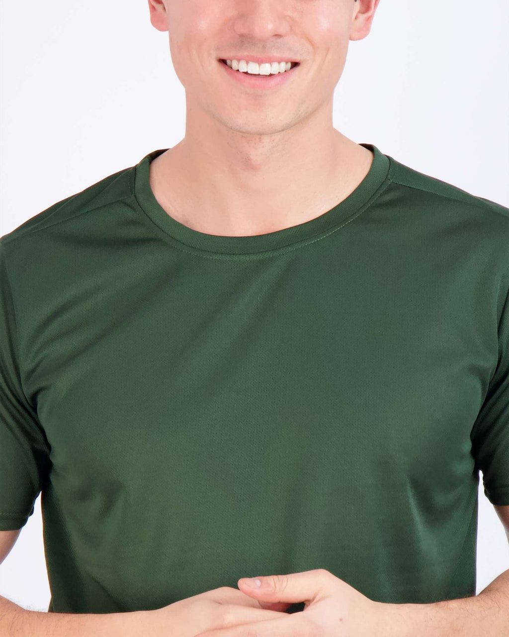 5 Pack: Men’s Mesh Short Sleeve Crew Active T-Shirt