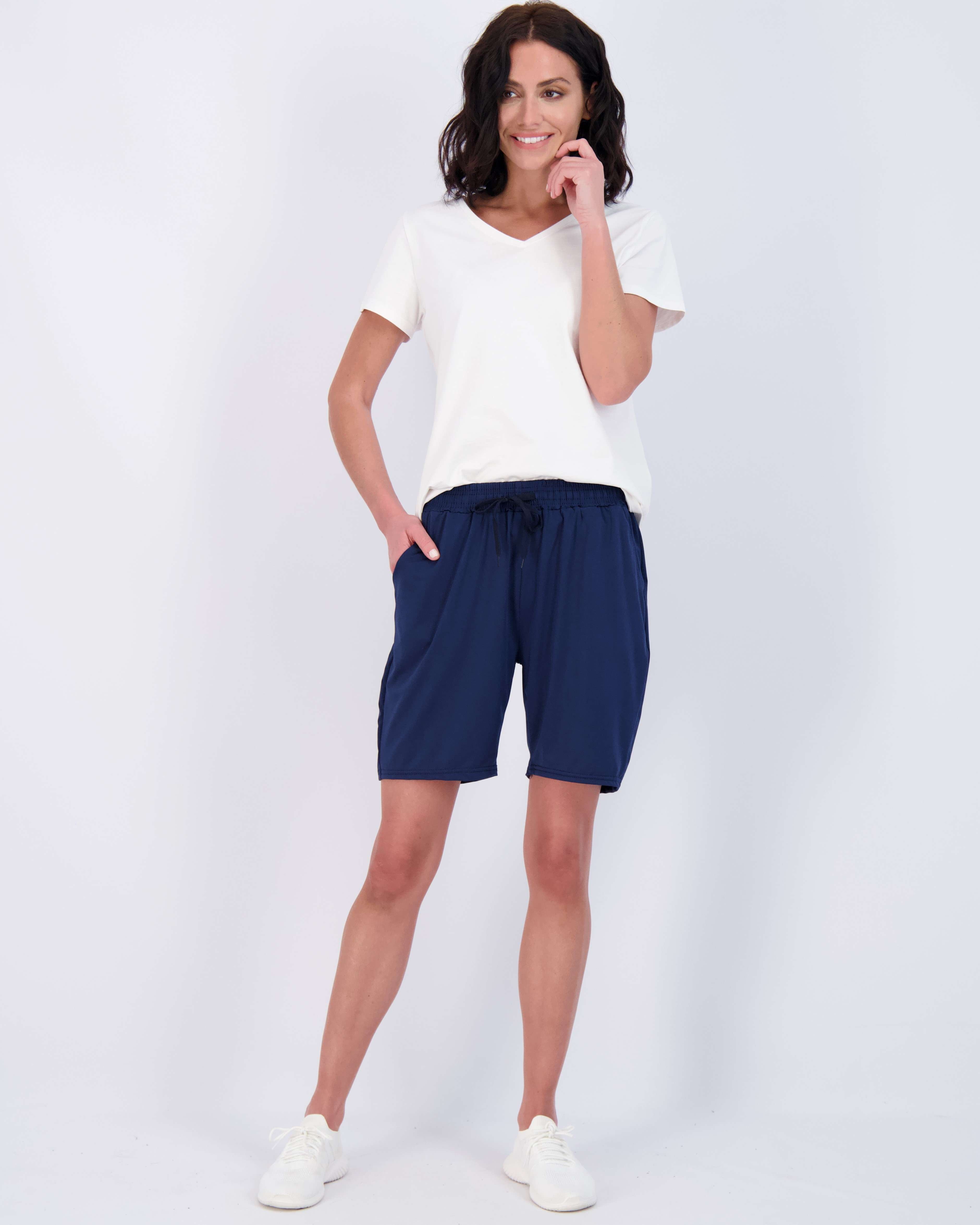 4 Pack: Womens Dry-Fit 7" Bermuda Shorts
