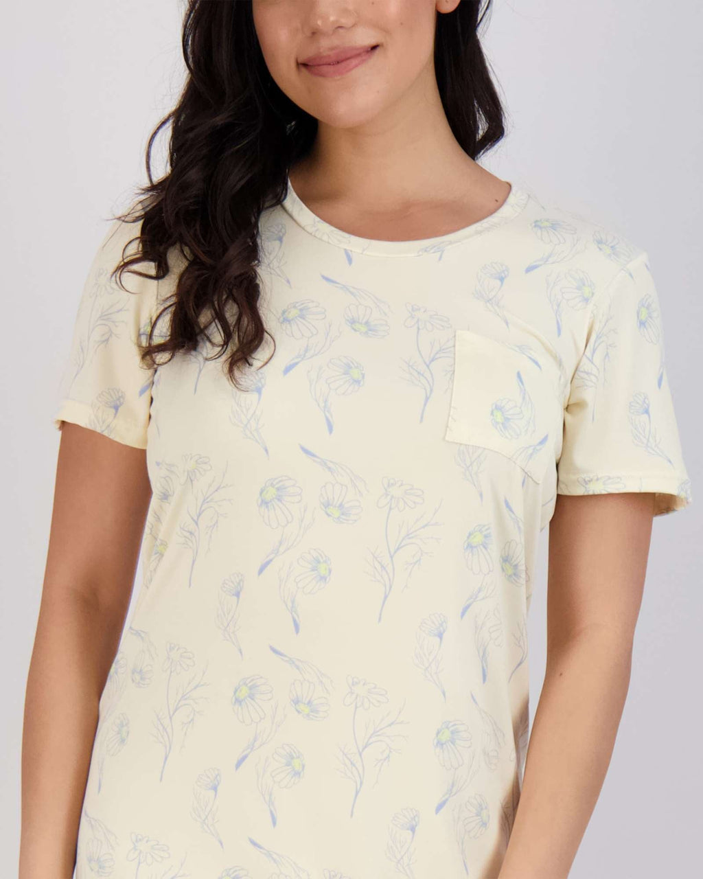 3 Pack: Womens Short-Sleeve Ultra-Soft Nightshirt Sleep Dress