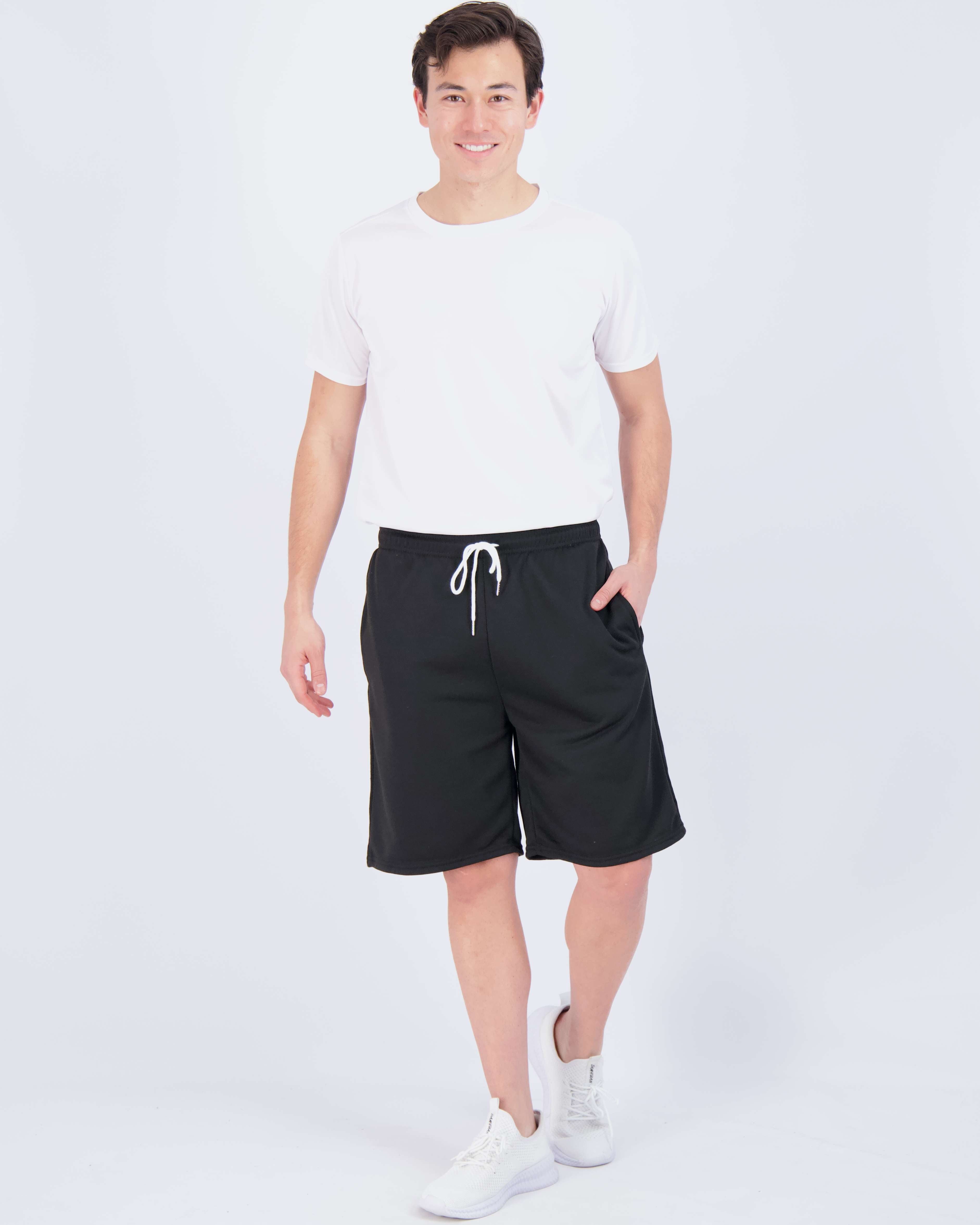 3 Pack: Mens 9" French Terry Casual Shorts