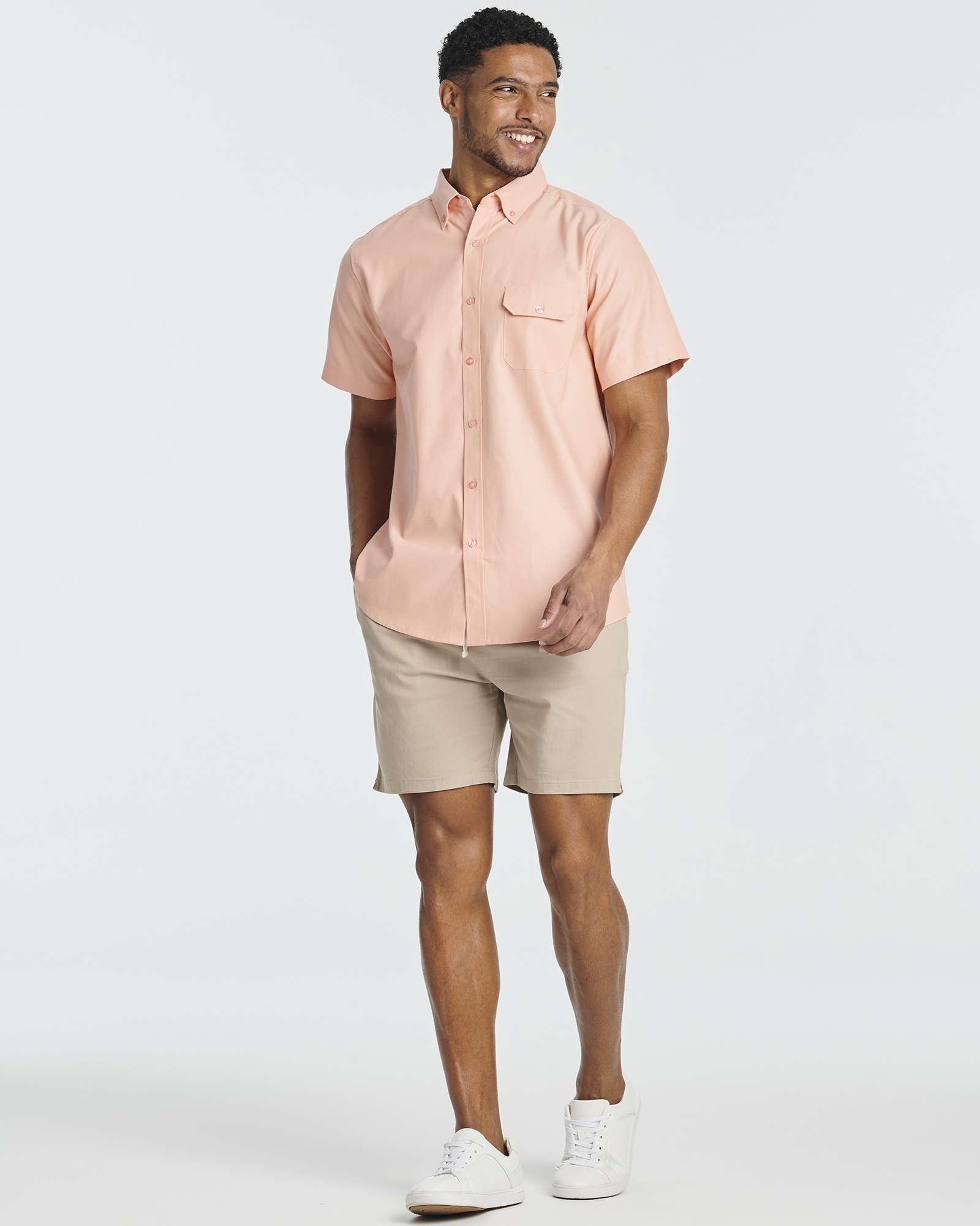 3 Pack: Men's Cotton 7" Walk Short