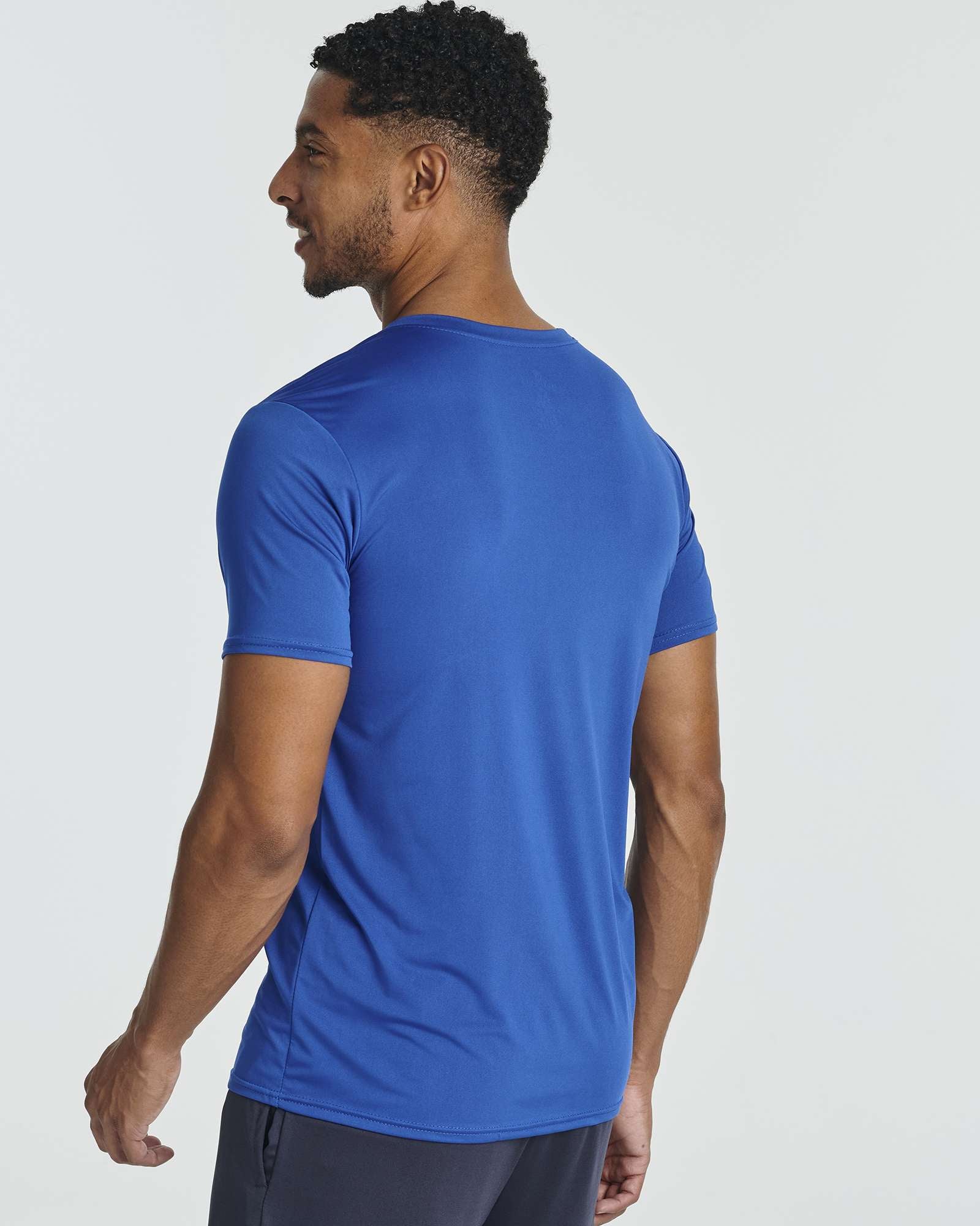 5 Pack: Mens Dry-Fit Active Crew Neck T-Shirt
