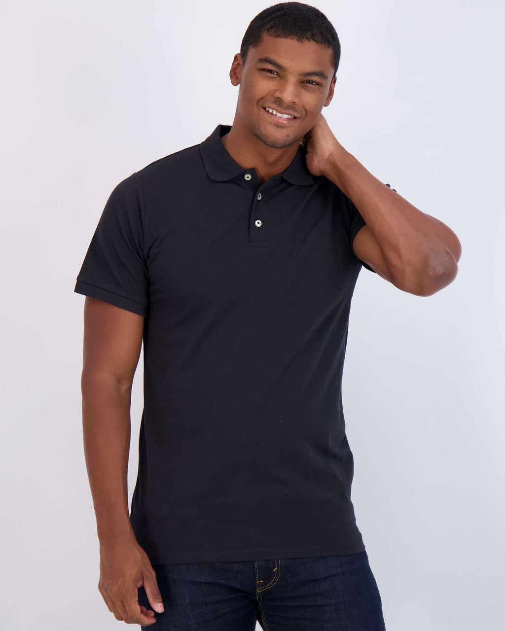 3 Pack: Mens Cotton Pique Short Sleeve Polo Shirt