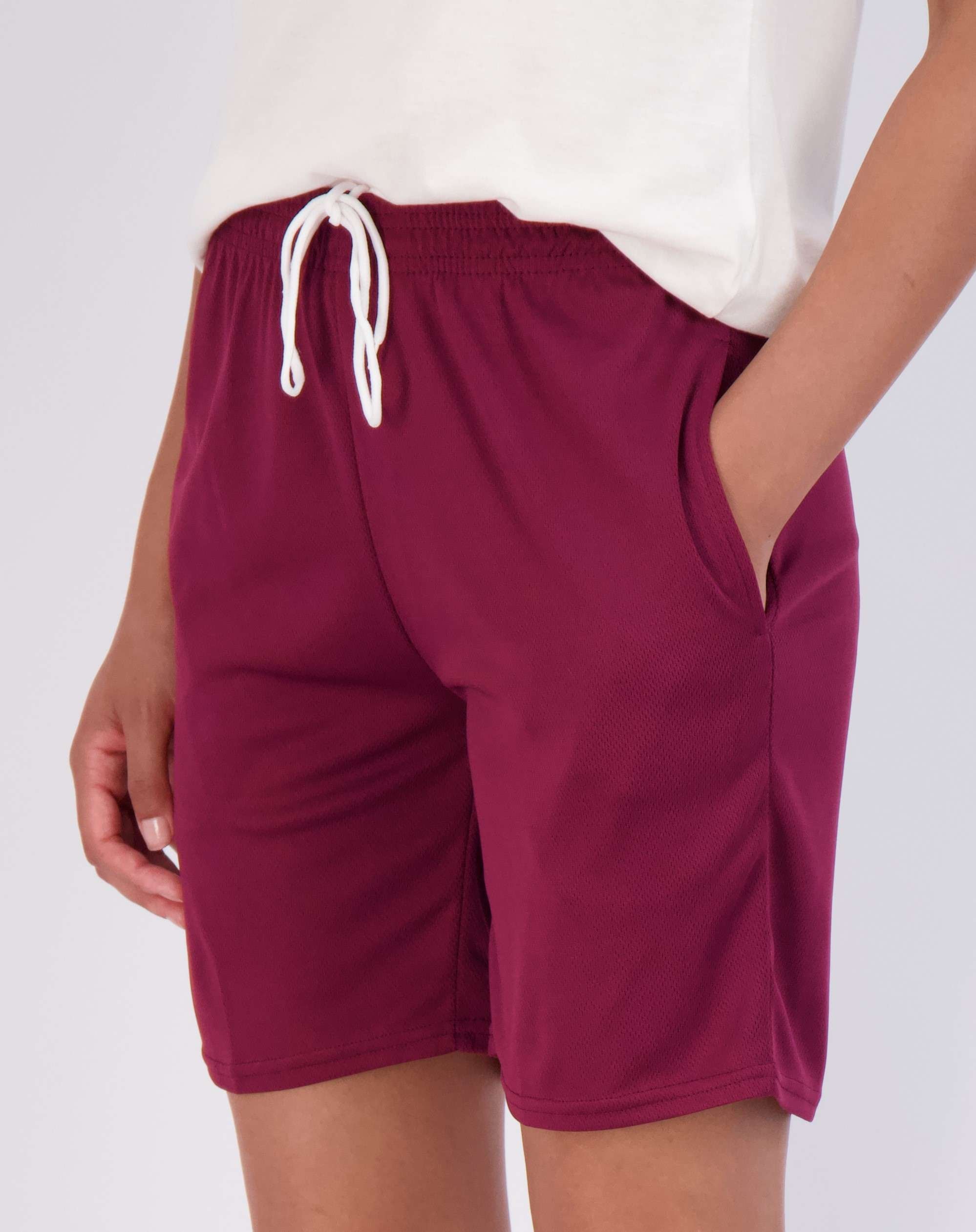 4 Pack: Women's 7" Mesh Quick-Dry Bermuda Shorts