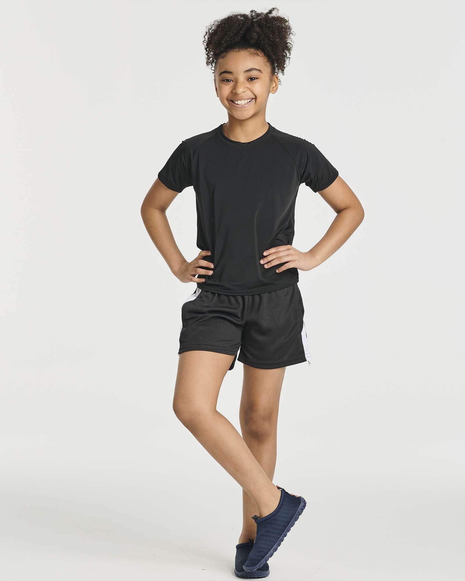 5 Pack: Girls' Short Sleeve UPF Rashguard Shirt