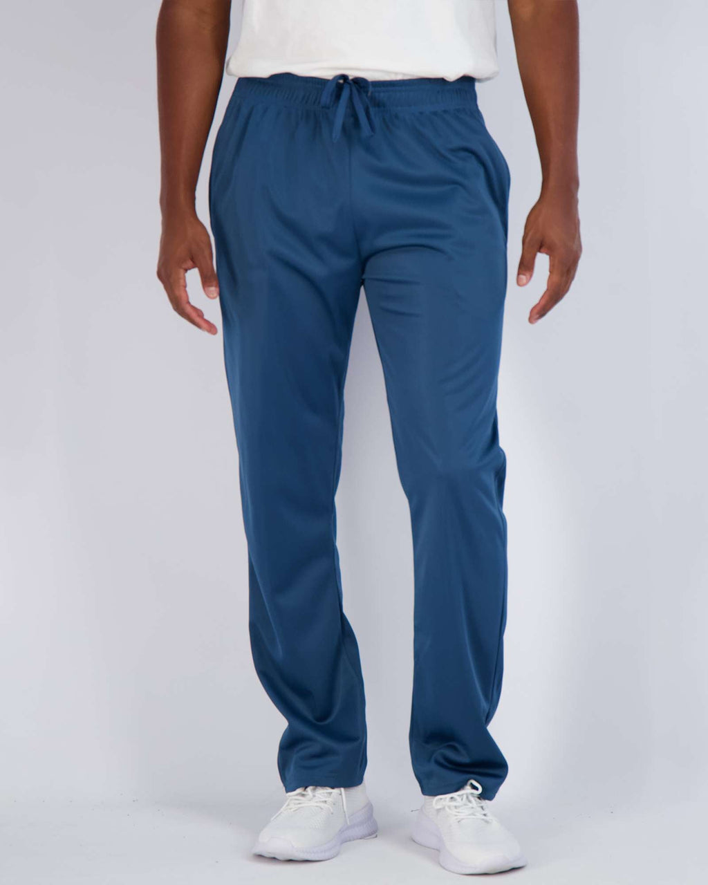 3 Pack: Mens Active Athletic Casual Tricot Open Bottom Sweatpants with Pockets (Available in Big & Tall)