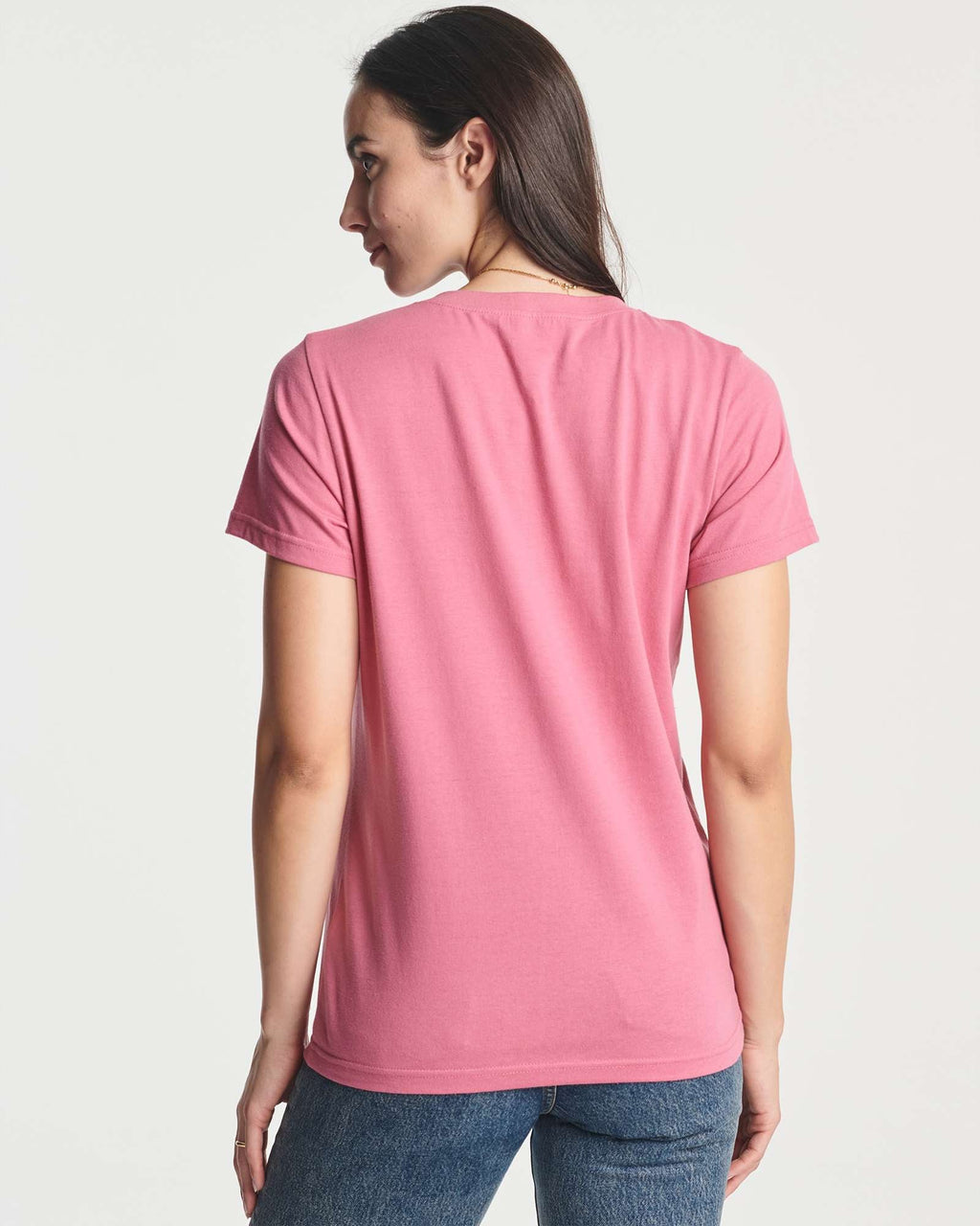 4 Pack: Women's Short-Sleeve V-Neck T-Shirt (Available in Plus Size)