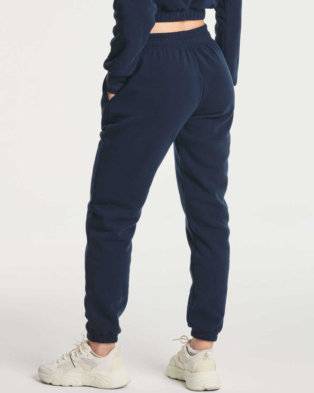 3 Pack: Women's Fleece Jogger Sweatpants with Elastic Cuff (Available in Plus Size)