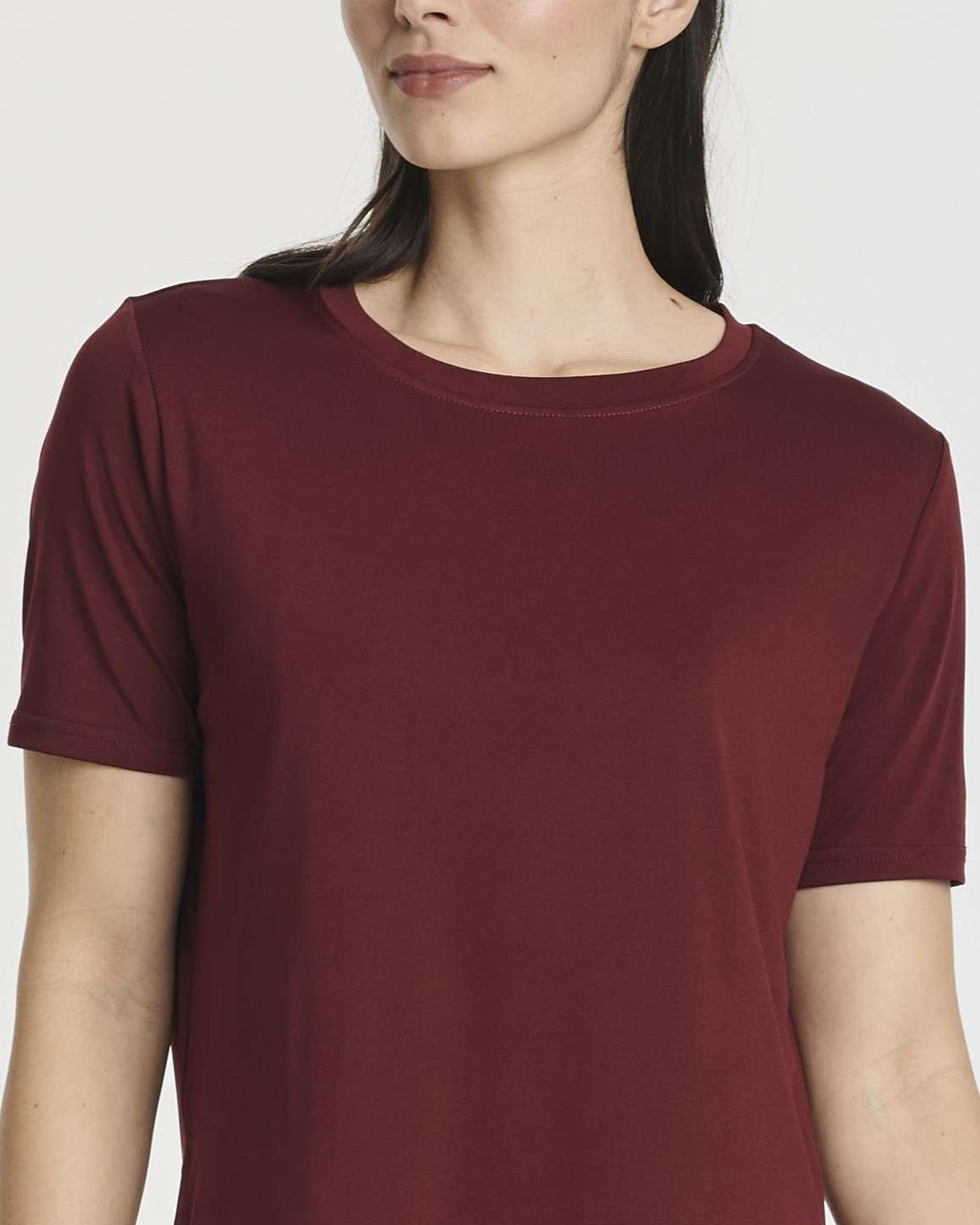 5 Pack: Women's Short Sleeve Crew Relaxed Yoga Top (Available in Plus Size)