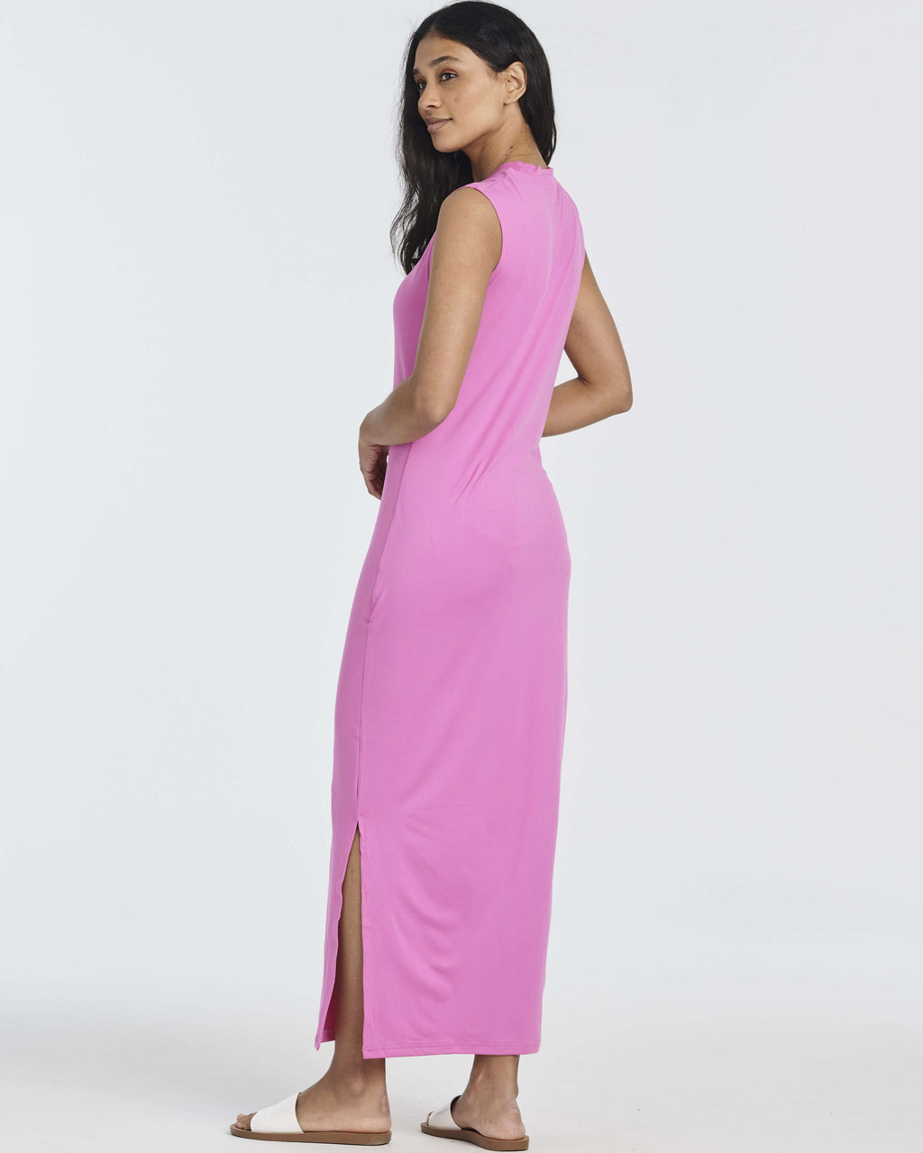 3 Pack: Women's Long Tank Maxi Dress with Pockets (Available In Plus Size)