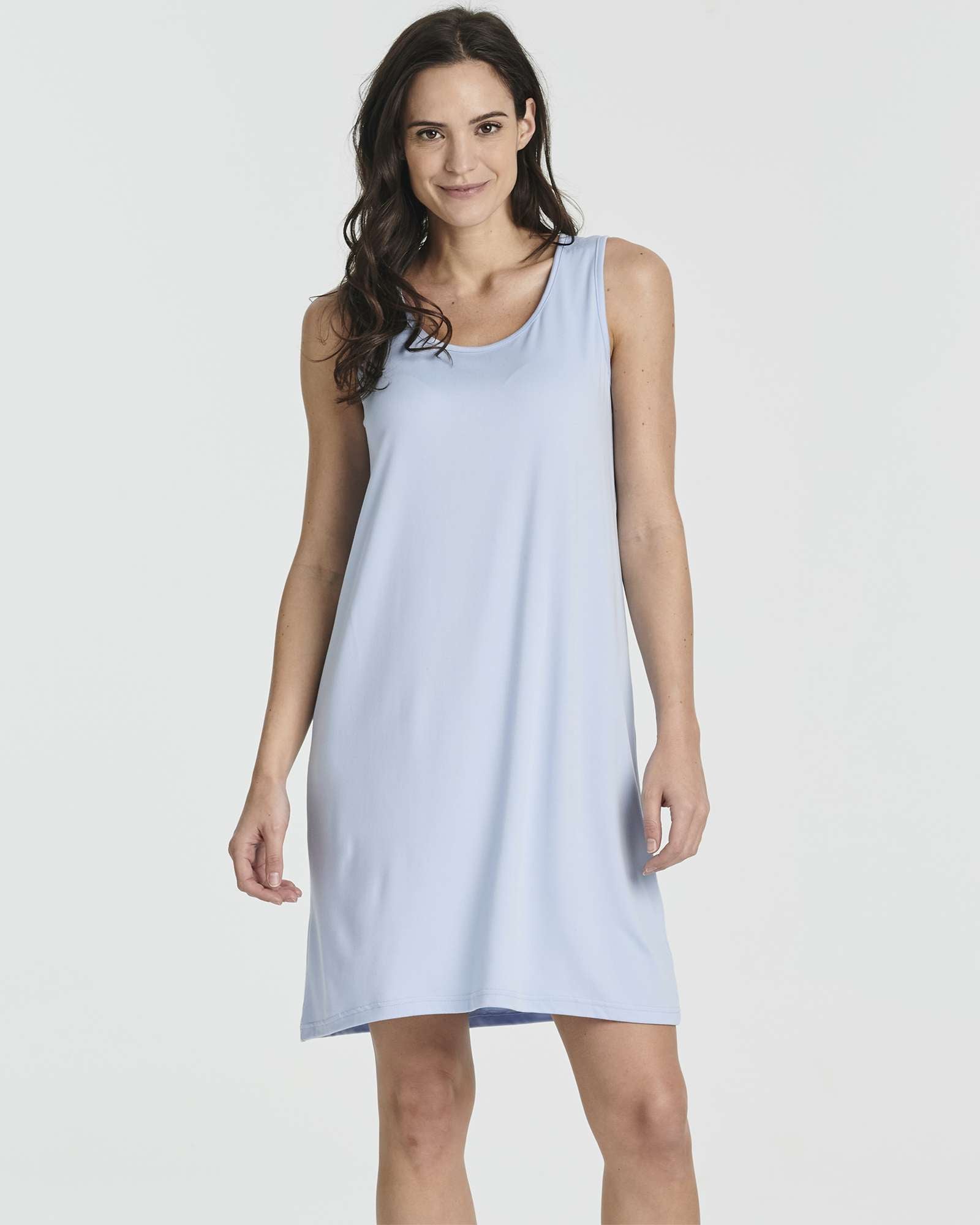 3 Pack: Women's Scoop Neck Sleeveless Nightgown