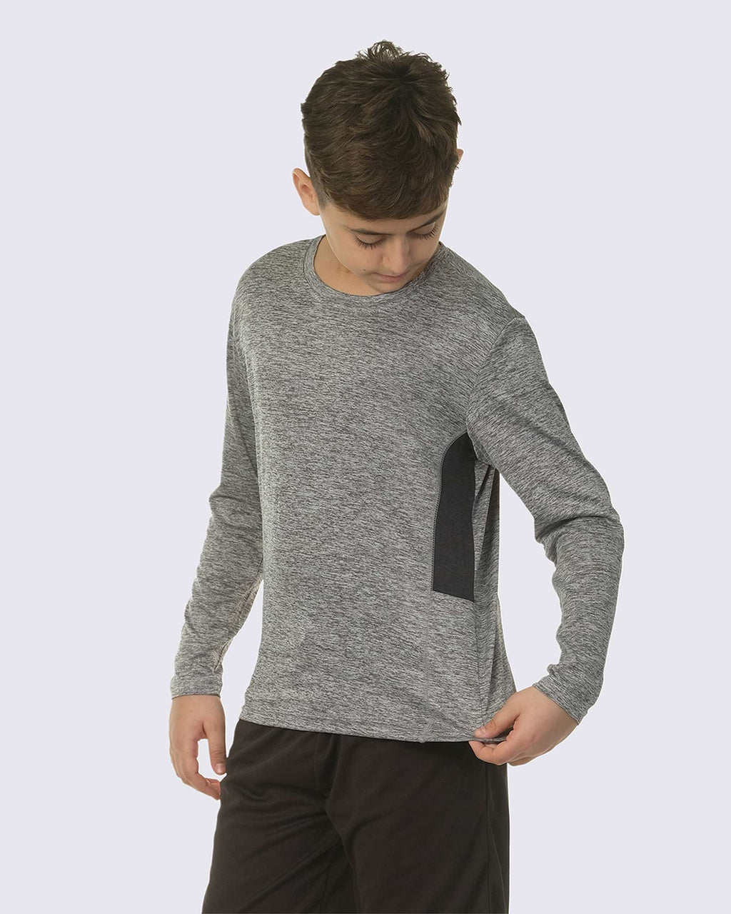 4 Pack: Boys Dry-Fit Active Long-Sleeve T-Shirt