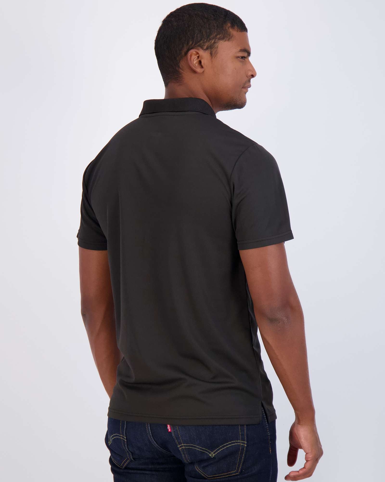 3 Pack: Mens Quick-Dry Short Sleeve Performance Polo Shirt