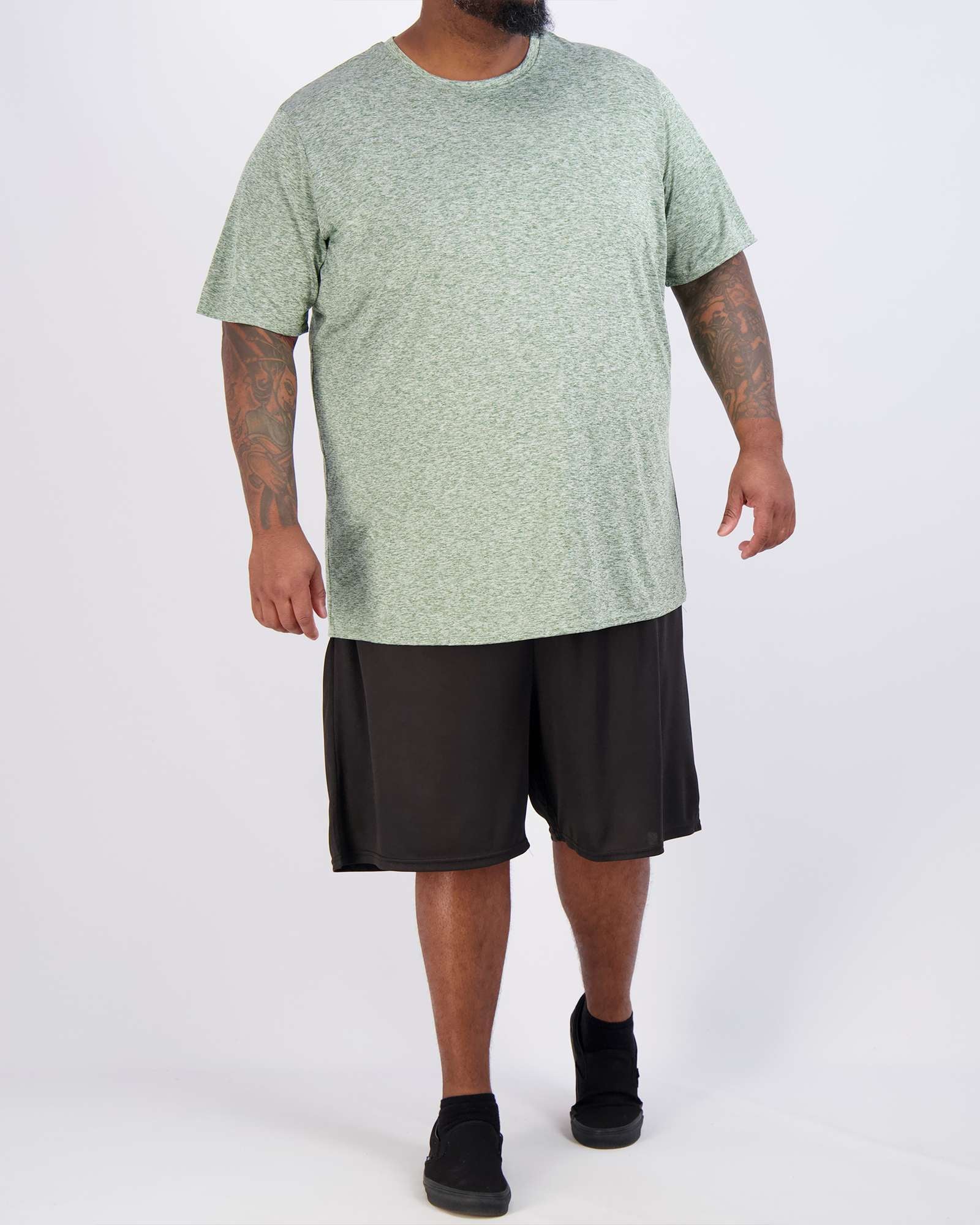 3 Pack: Men’s Big & Tall Dry-Fit Short-Sleeve Crew Neck T-Shirt