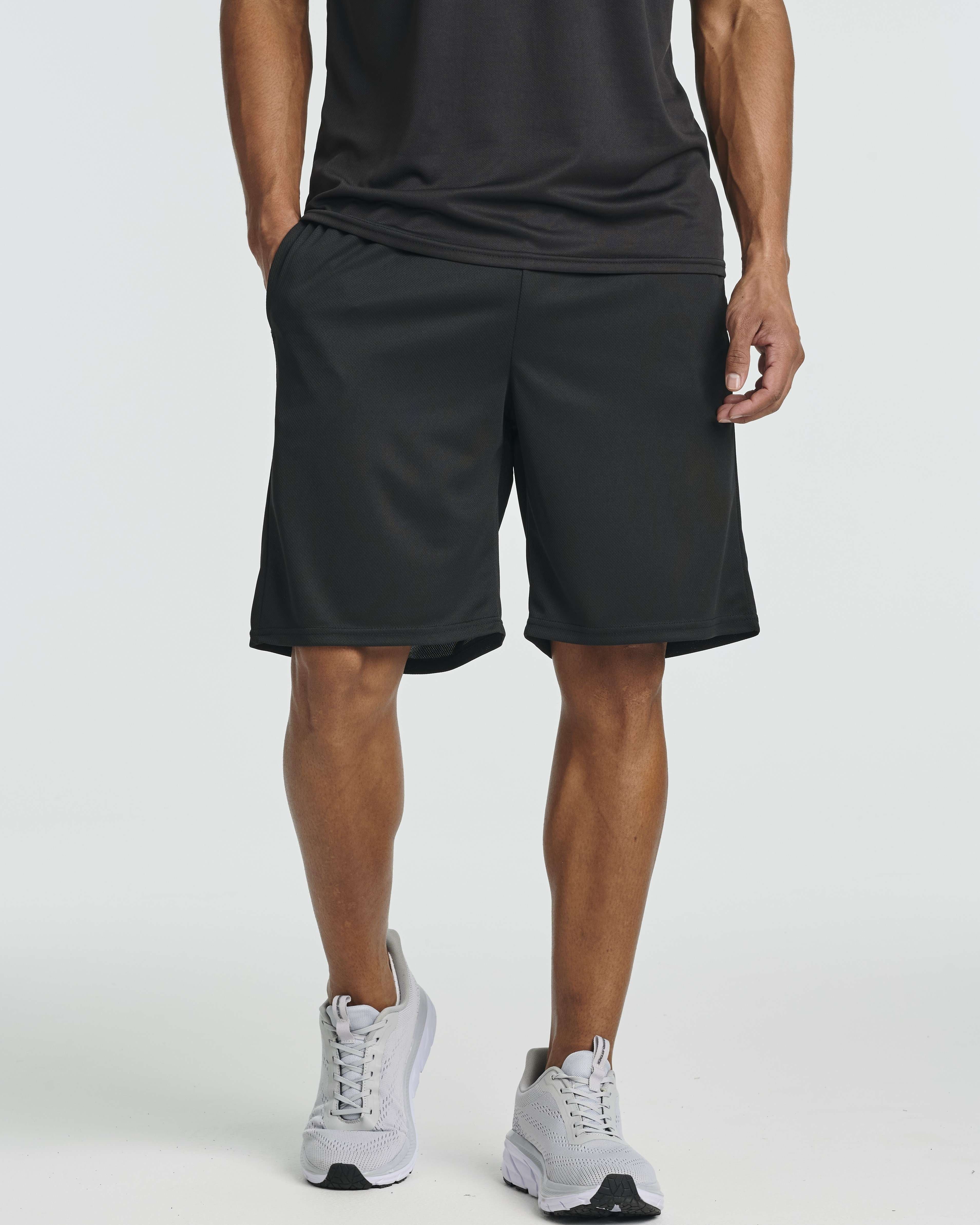 5 Pack: Men's Mesh Athletic Gym Shorts