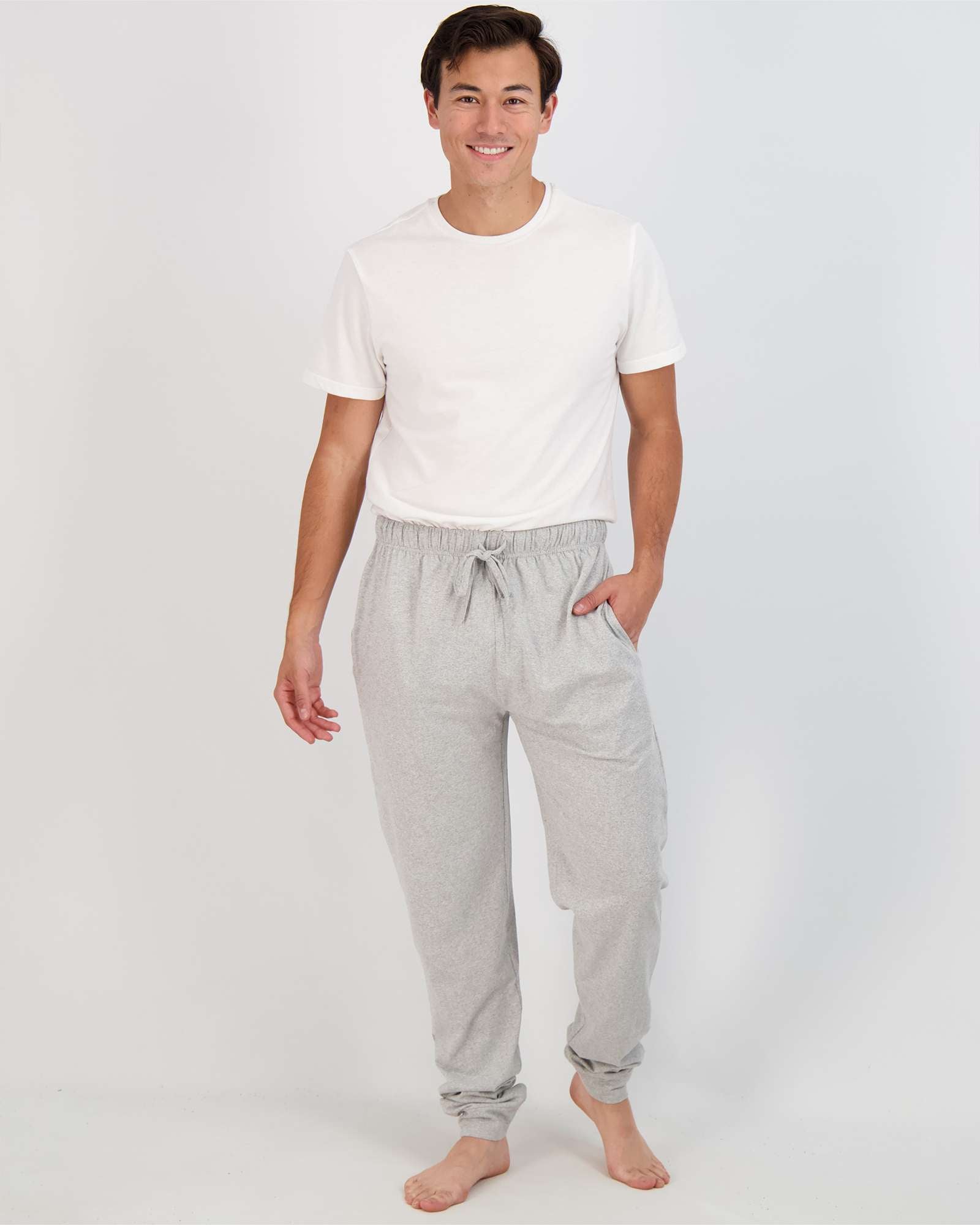 3 Pack: Mens Cotton Sleep Lounge Joggers