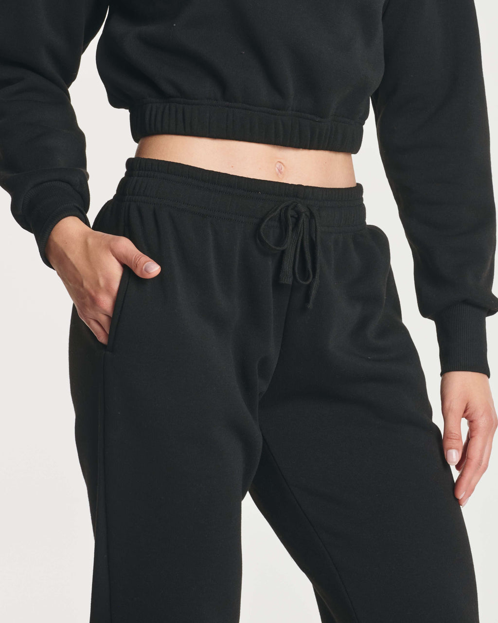 3 Pack: Women's Fleece Jogger Sweatpants with Elastic Cuff (Available in Plus Size)