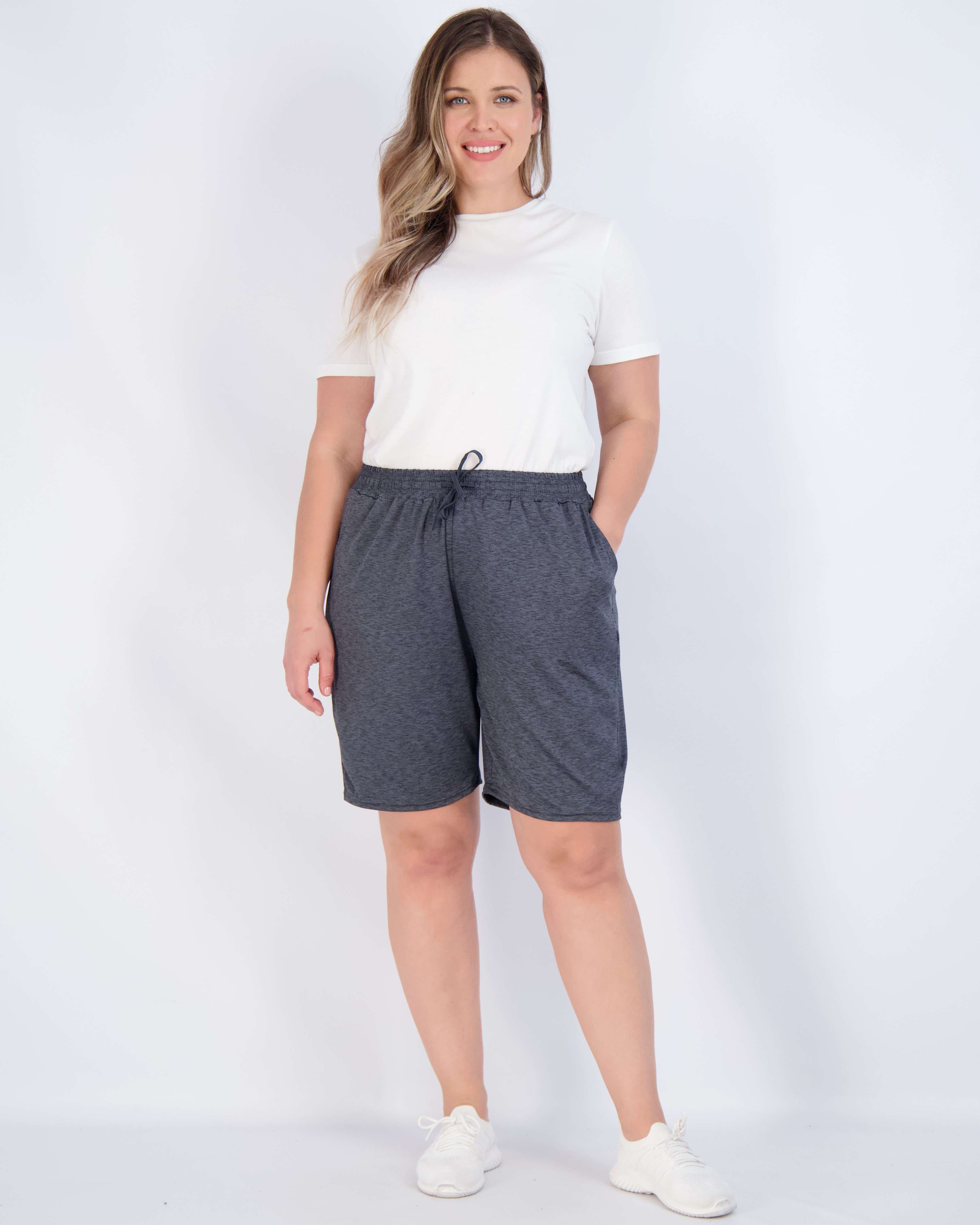 4 Pack: Womens Dry-Fit 7" Bermuda Shorts