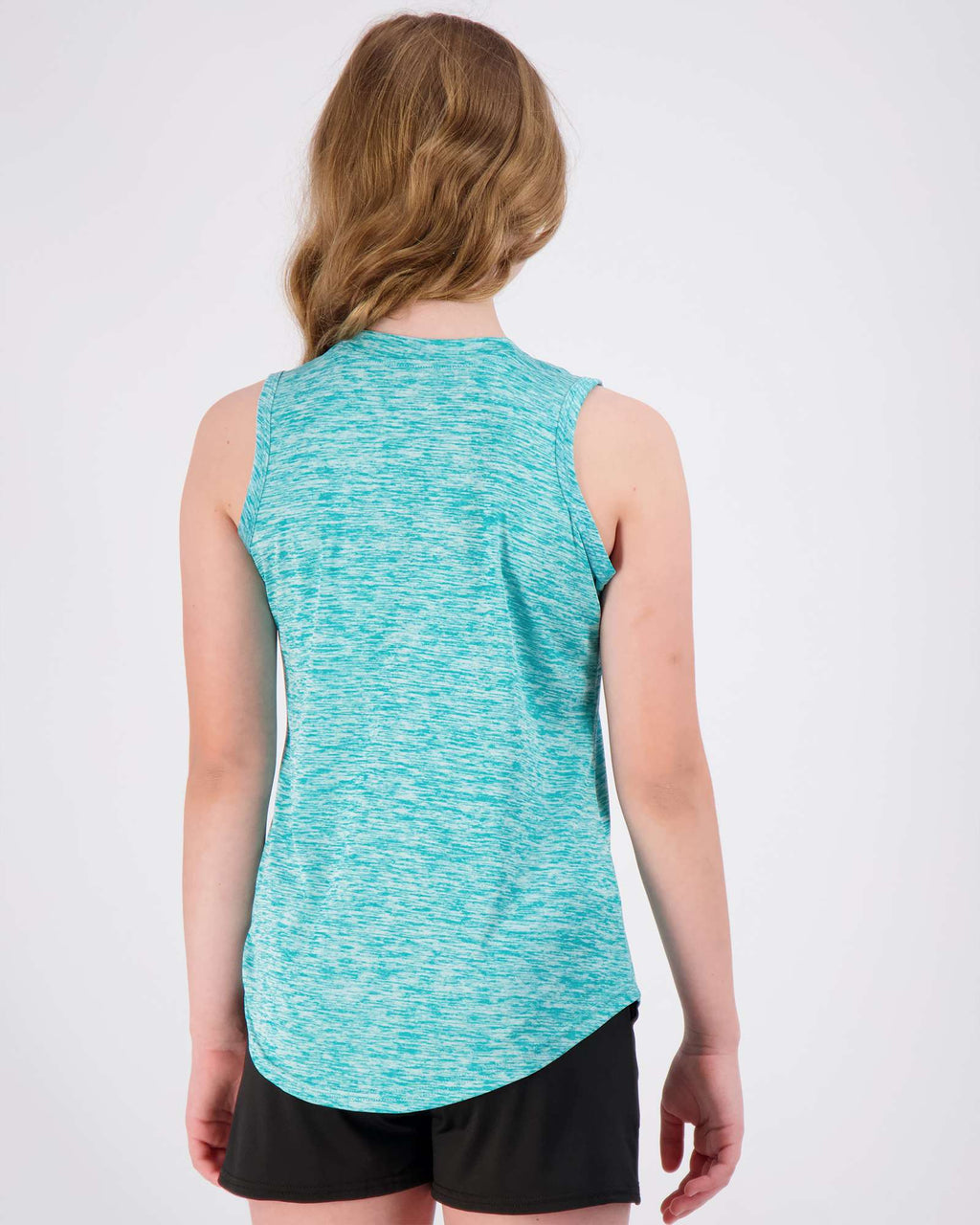 4 Pack: Girls Active Dry Fit Performance Tank Top