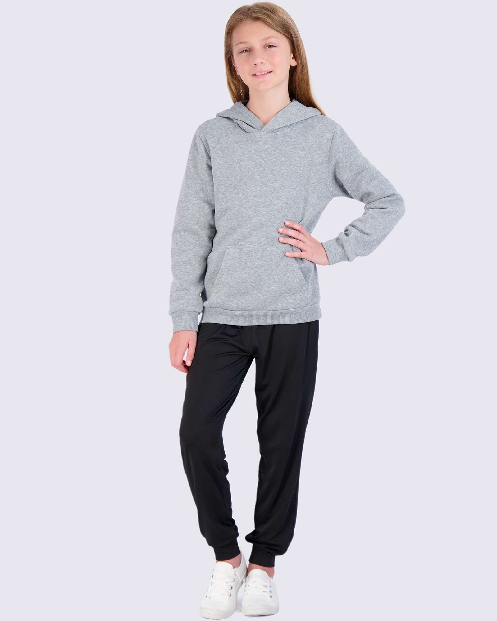 3 Pack: Girls Fleece Pullover Hoodie Sweatshirt