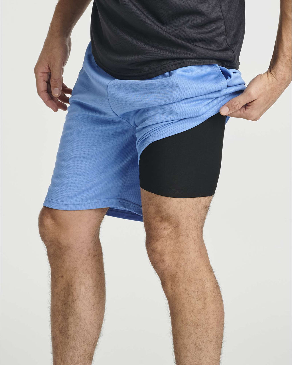 3 Pack: Men's 2-in-1 7" Running Shorts with Compression Liner (Available in Big & Tall)