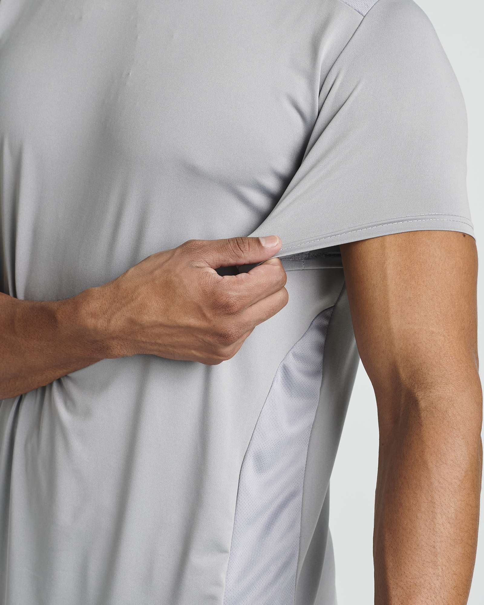 5 Pack: Mens Dry-Fit Active Crew Neck T-Shirt