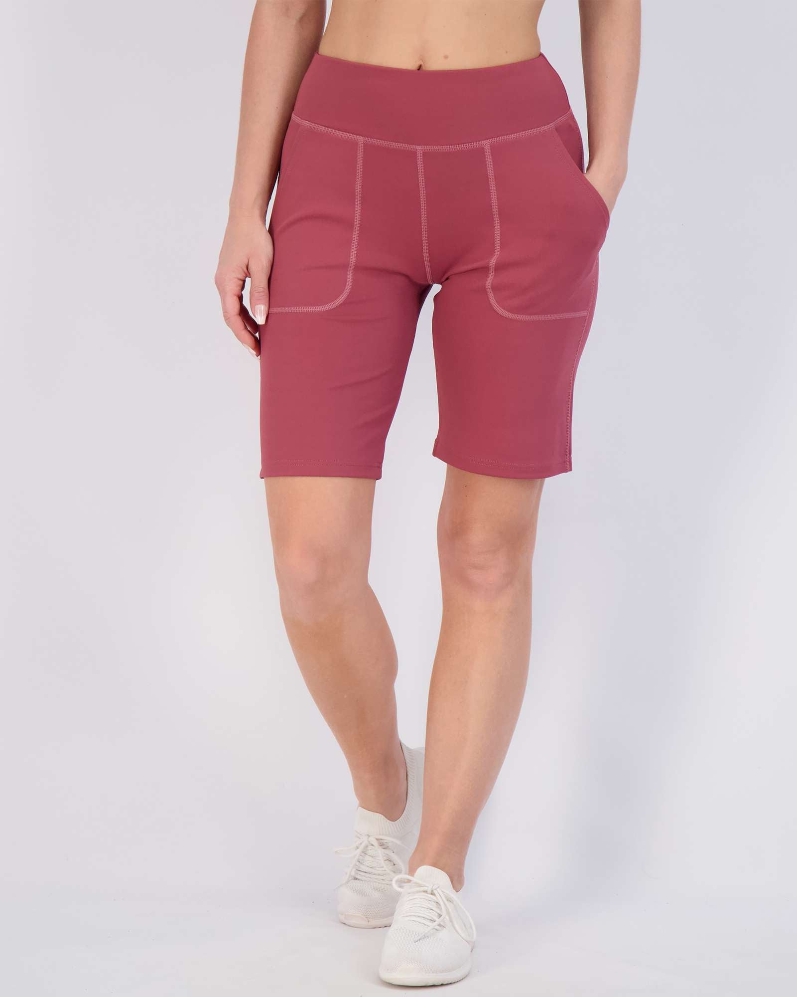 4 Pack: Women's 9" Bermuda Shorts with Pockets