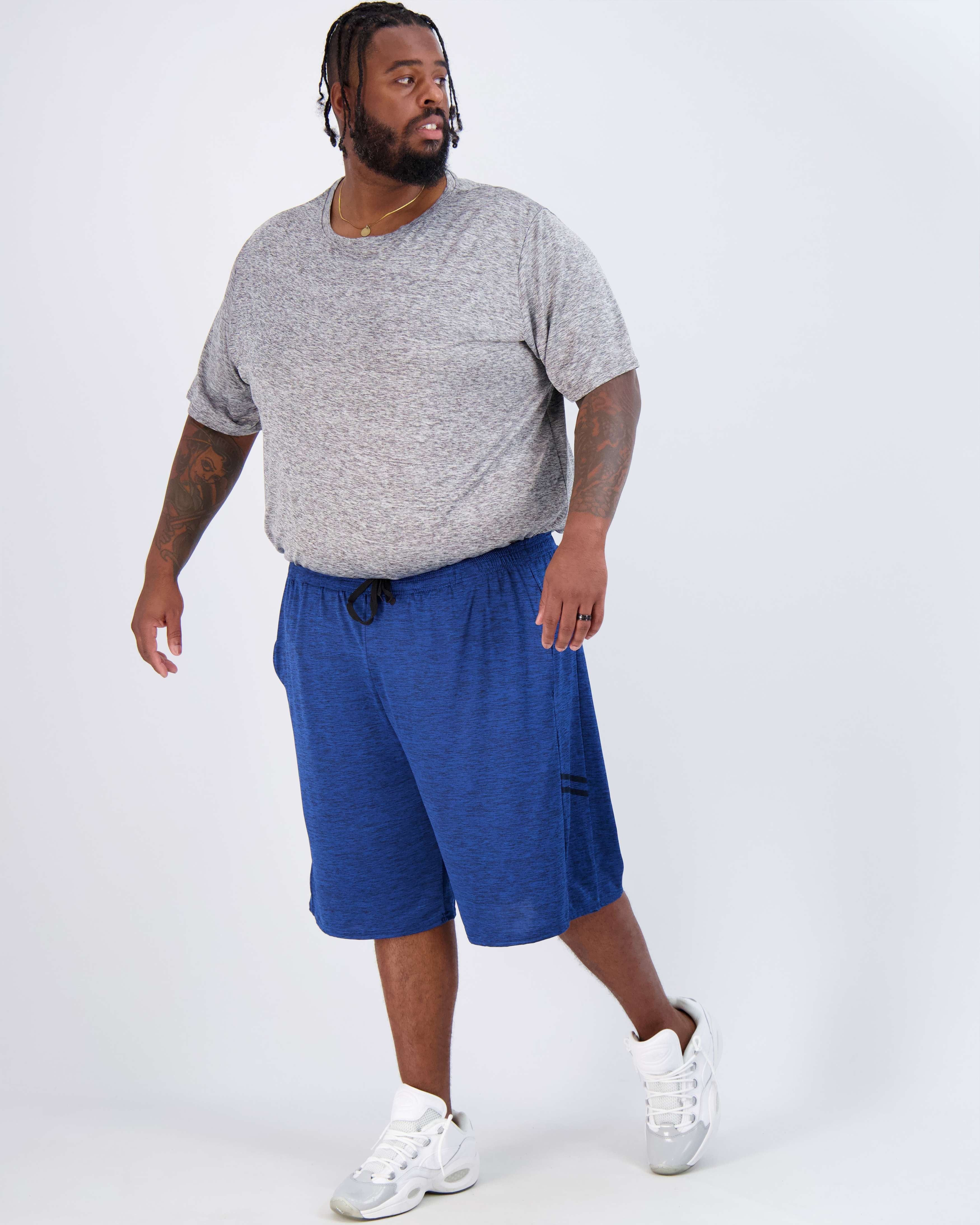 3 Pack: Men's Big & Tall Dry Fit & Mesh Performance Shorts