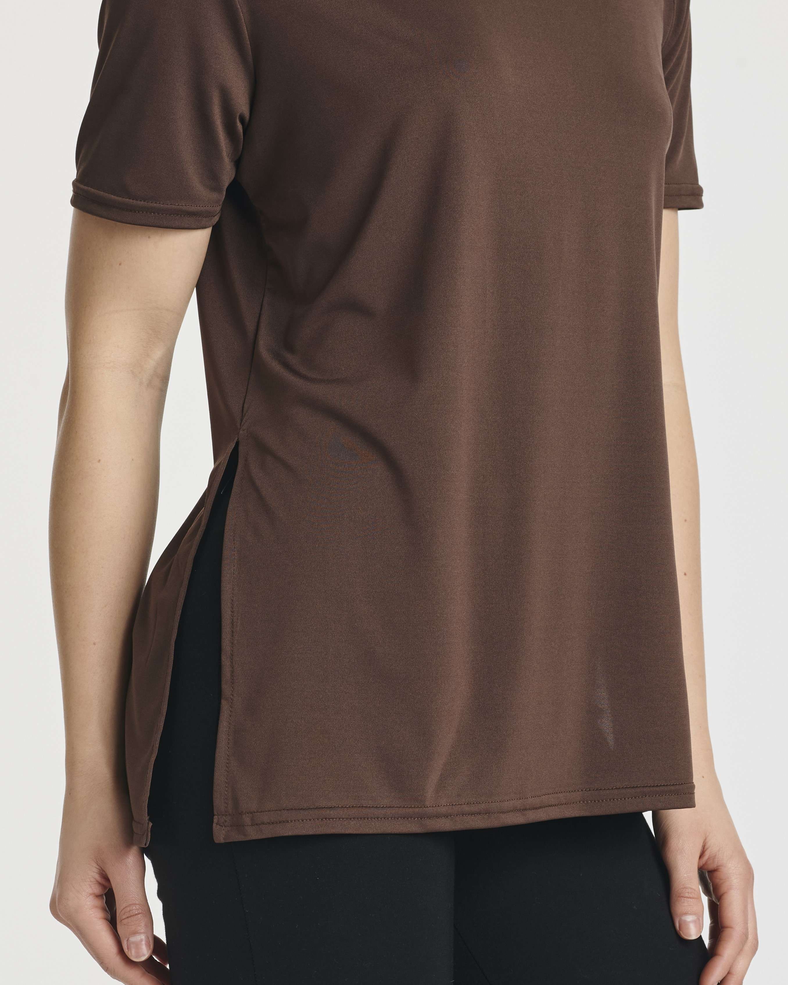 5 Pack: Women's Short Sleeve Crew Relaxed Yoga Top (Available in Plus Size)