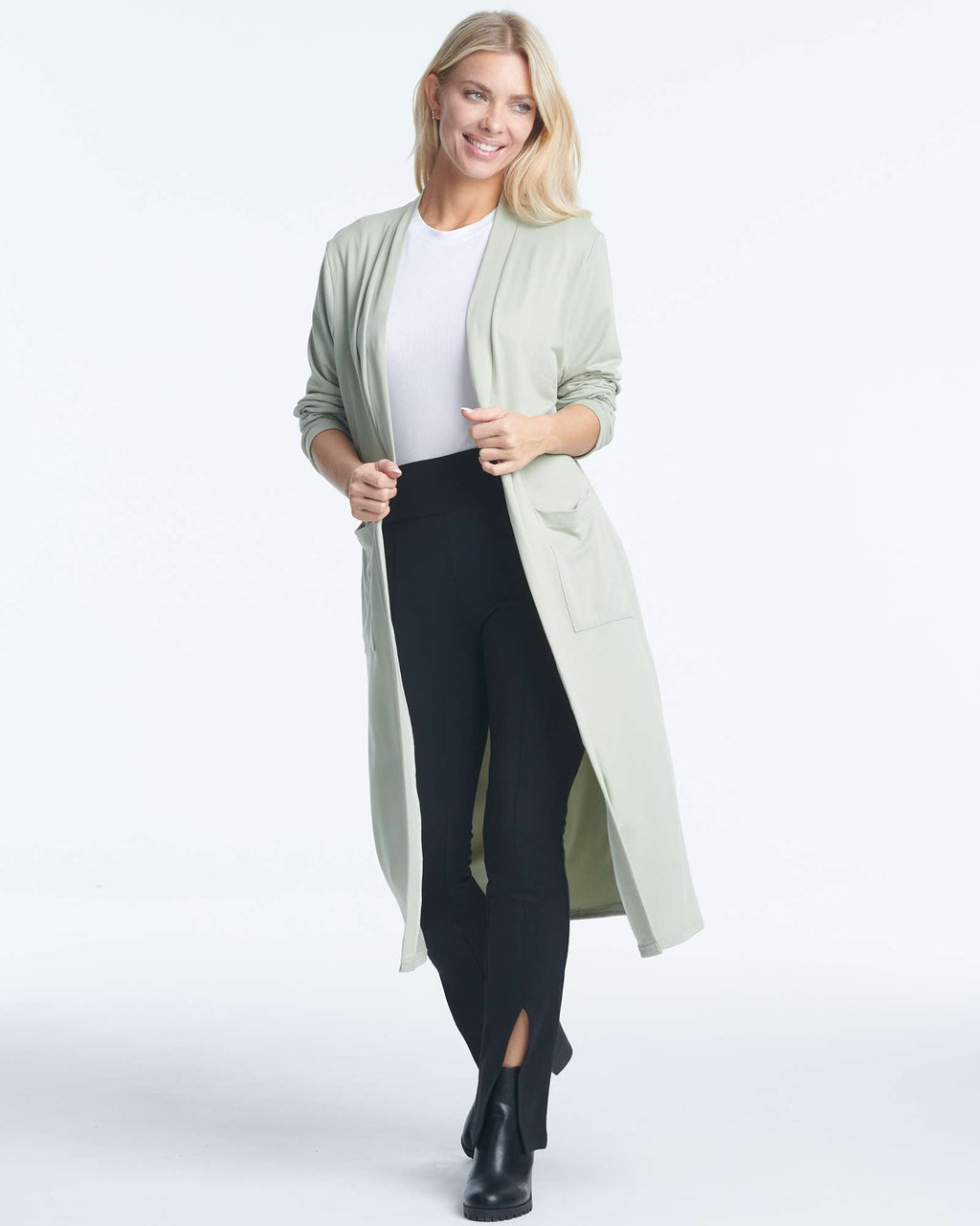 3 Pack: Women's Long Sleeve Open-Front Cardigan
