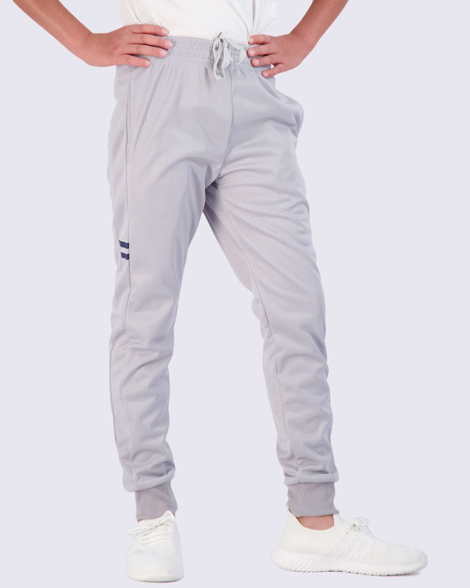 3 Pack: Boys Active Fleece-Lined Tricot Jogger Sweatpants