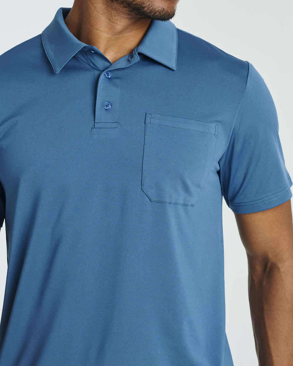 3 Pack: Men's Short Sleeve Pocket Polo Shirt (Available in Big & Tall)