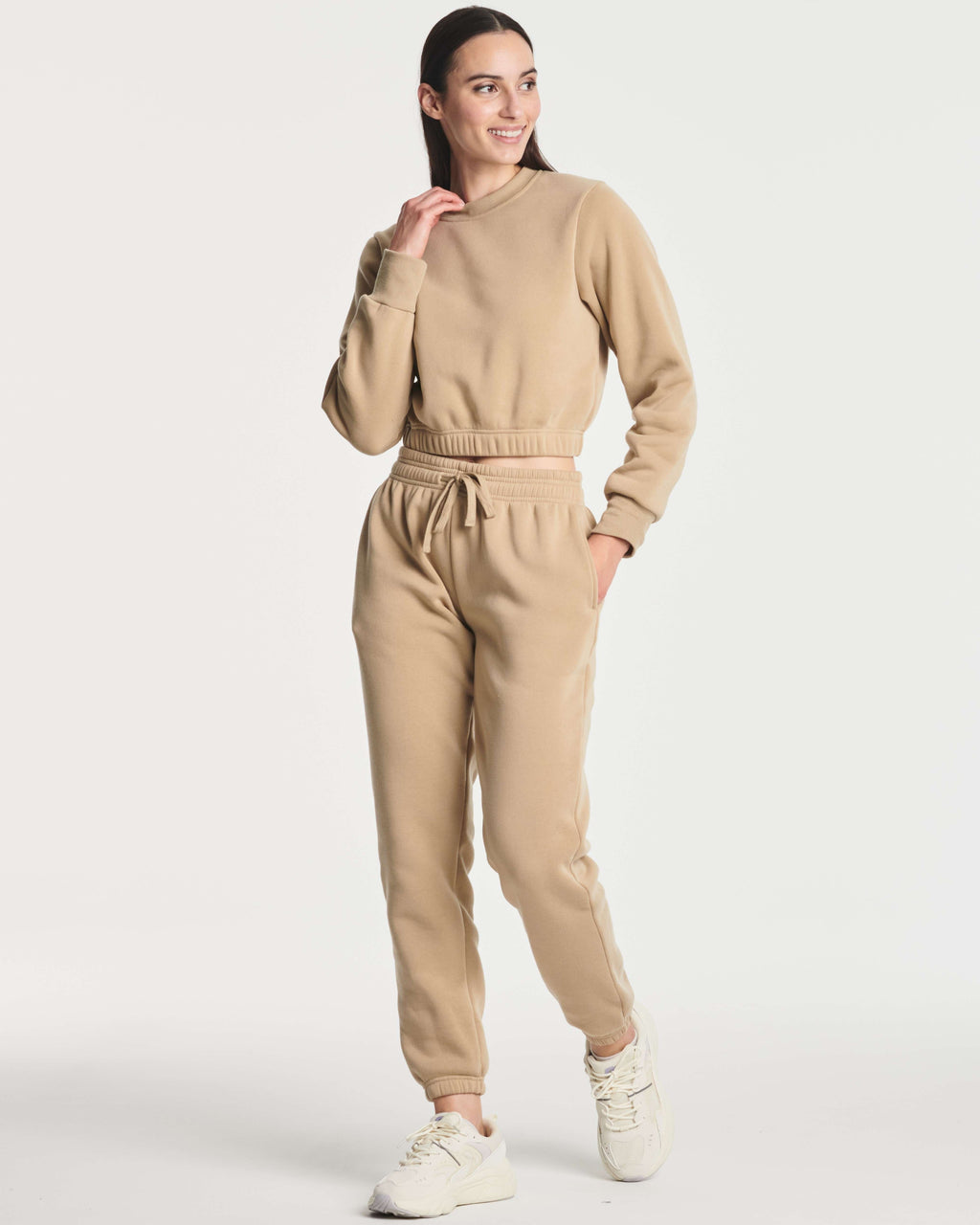 3 Pack: Women's Fleece Jogger Sweatpants with Elastic Cuff (Available in Plus Size)