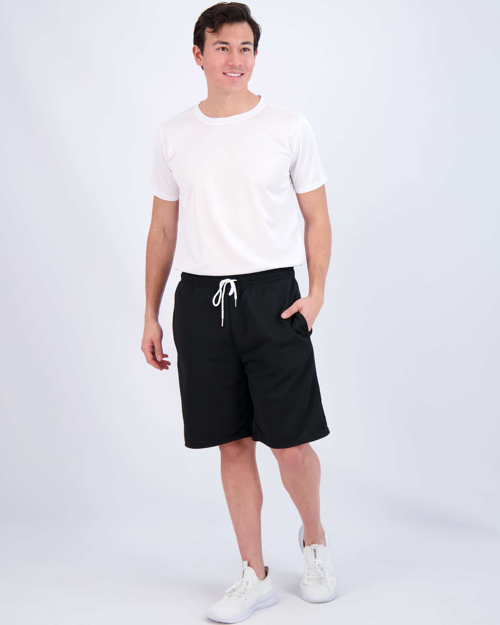 3 Pack: Mens 9" French Terry Casual Shorts