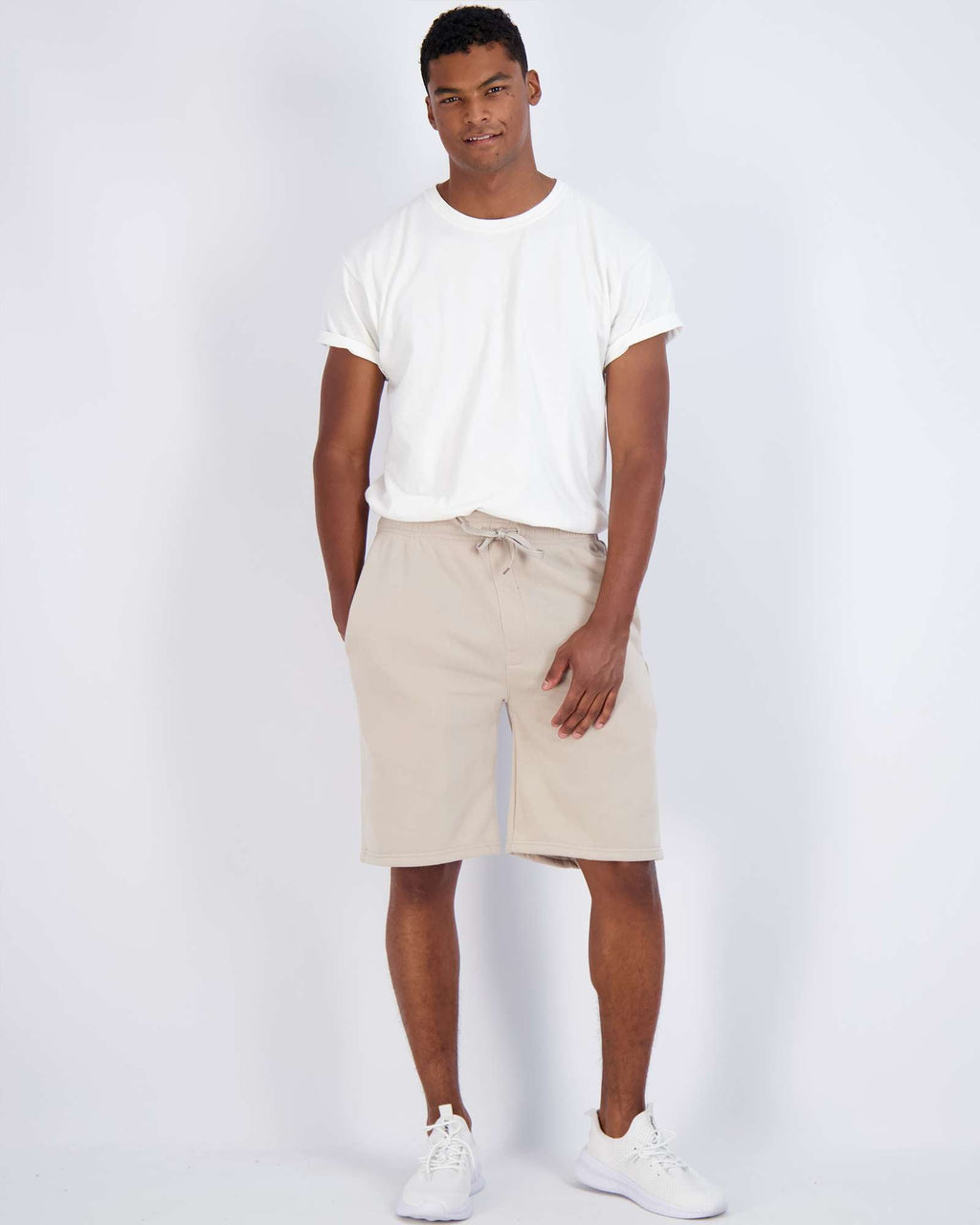 3 Pack: Mens 9" Fleece Casual Lounge Shorts