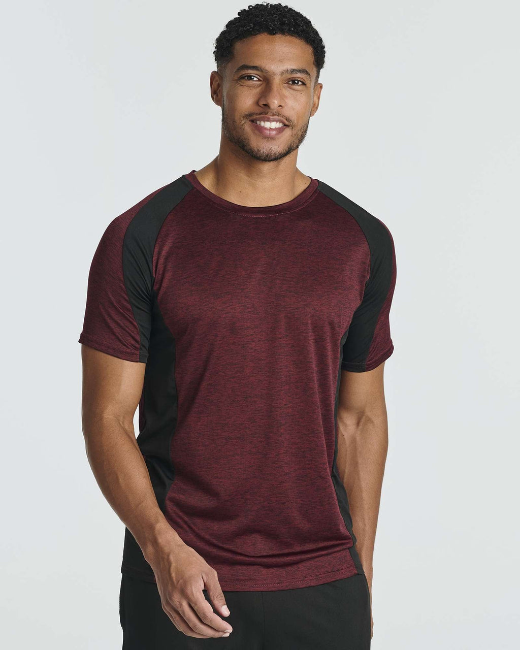 5 Pack: Mens Dry-Fit Active Crew Neck T-Shirt
