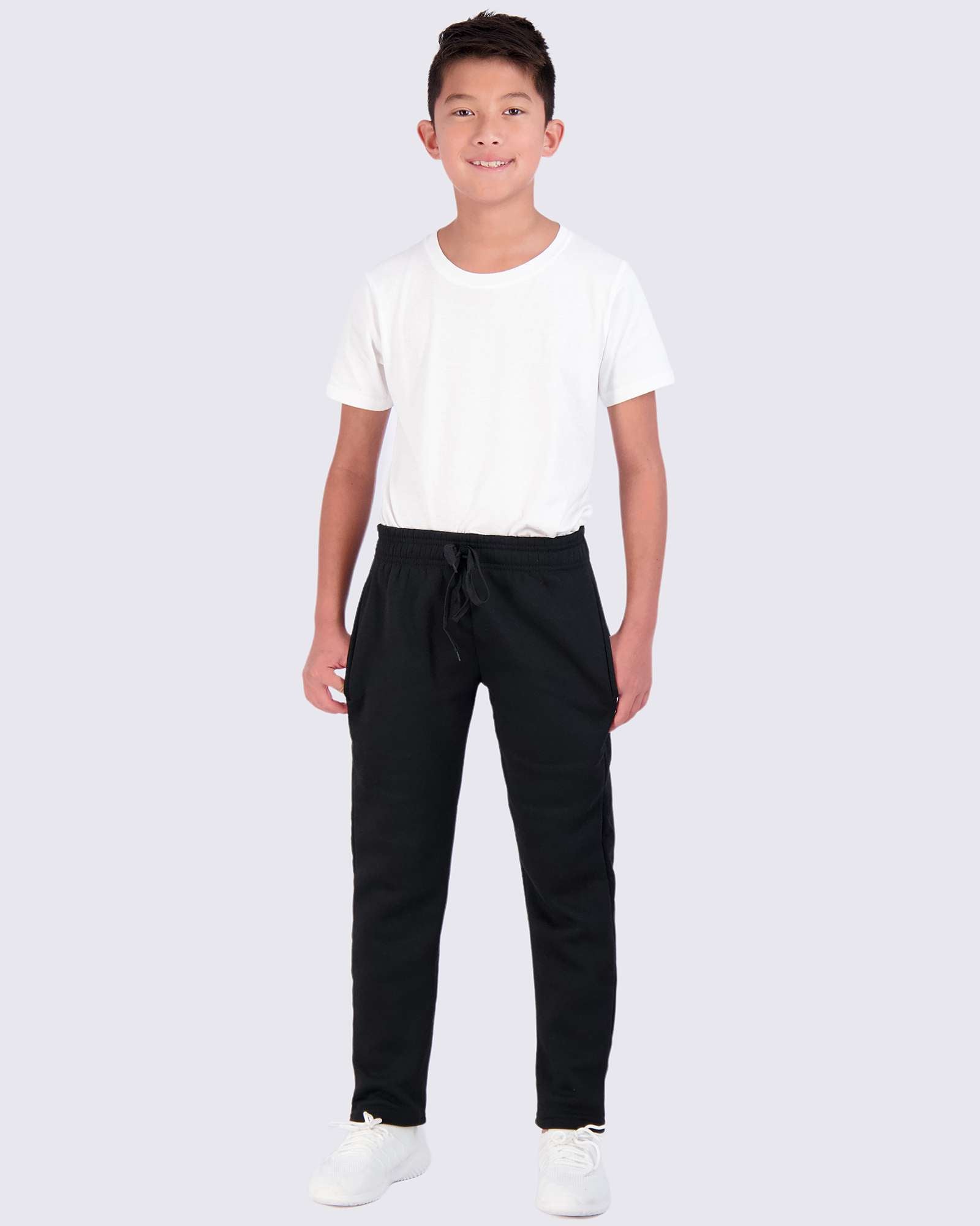 3 Pack: Boys Fleece Open Bottom Sweatpants