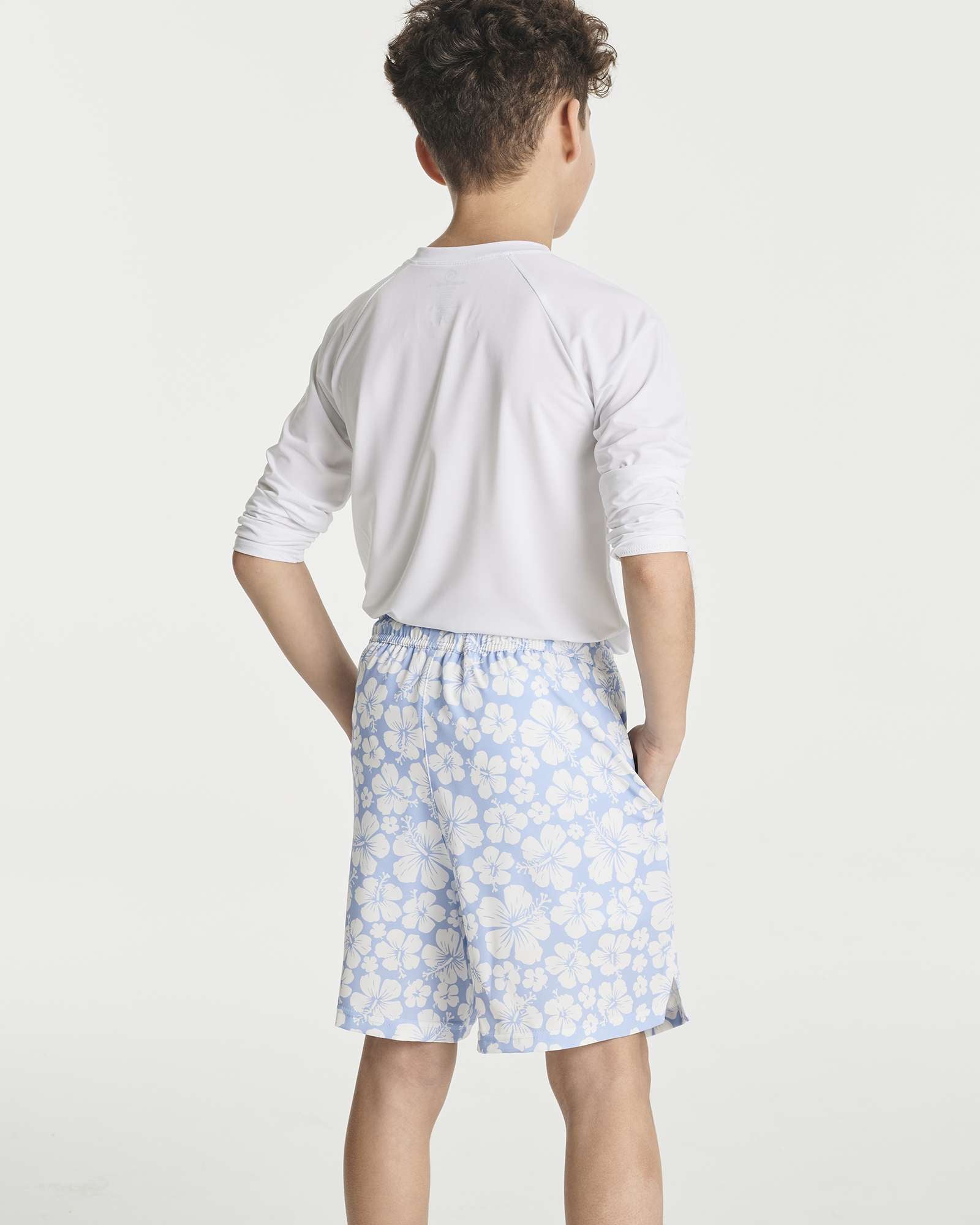 3 Pack: Boys' 2-in-1 Swim Trunks with Compression Liner