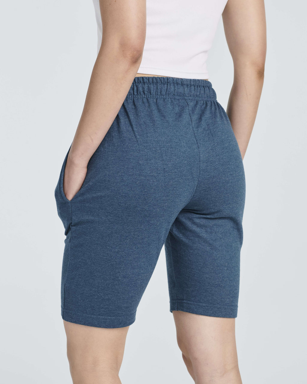 3 Pack: Womens French Terry 9" Bermuda Shorts