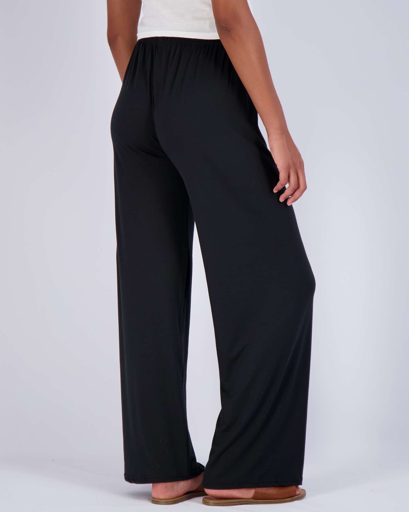 3 Pack: Womens Wide Leg Palazzo Lounge Pajama Pants